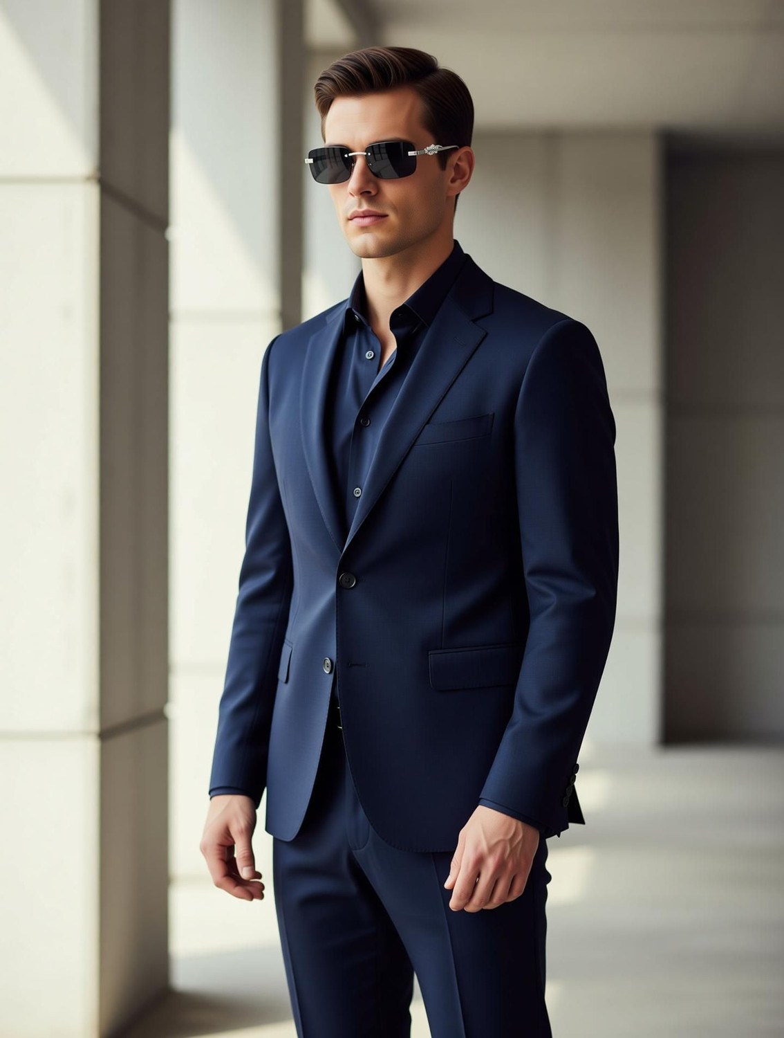 Image of ROADWAY Rectangular Sunglasses