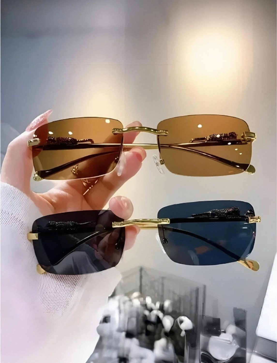 Image of GOODINA Rectangular Sunglasses