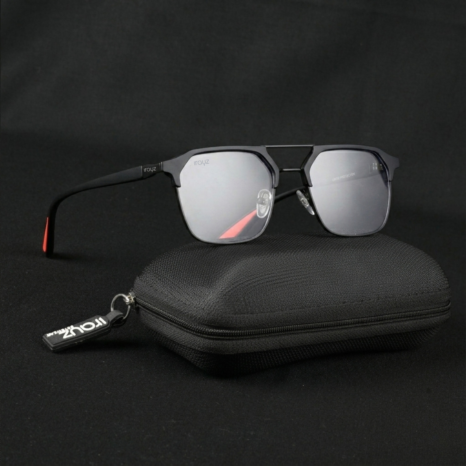 Image of Irayz Retro Square Sunglasses