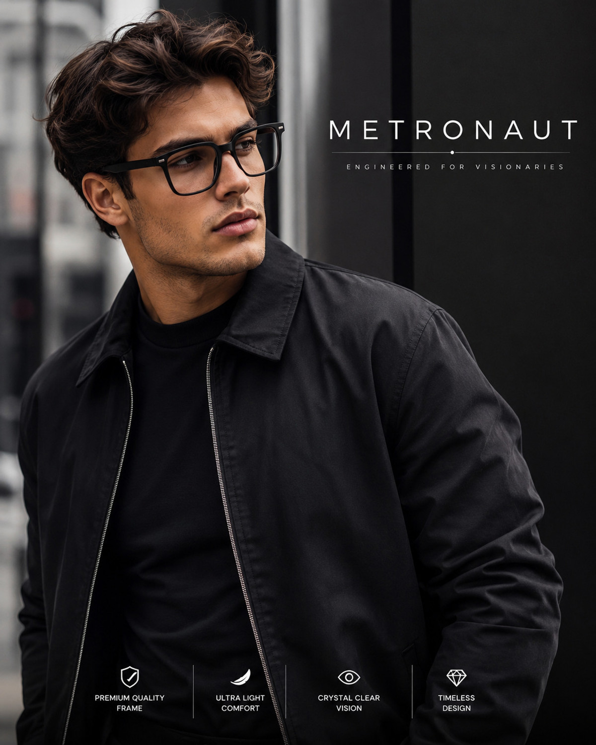 Image of METRONAUT UV Protection Sunglass (For Men & Women, Grey)