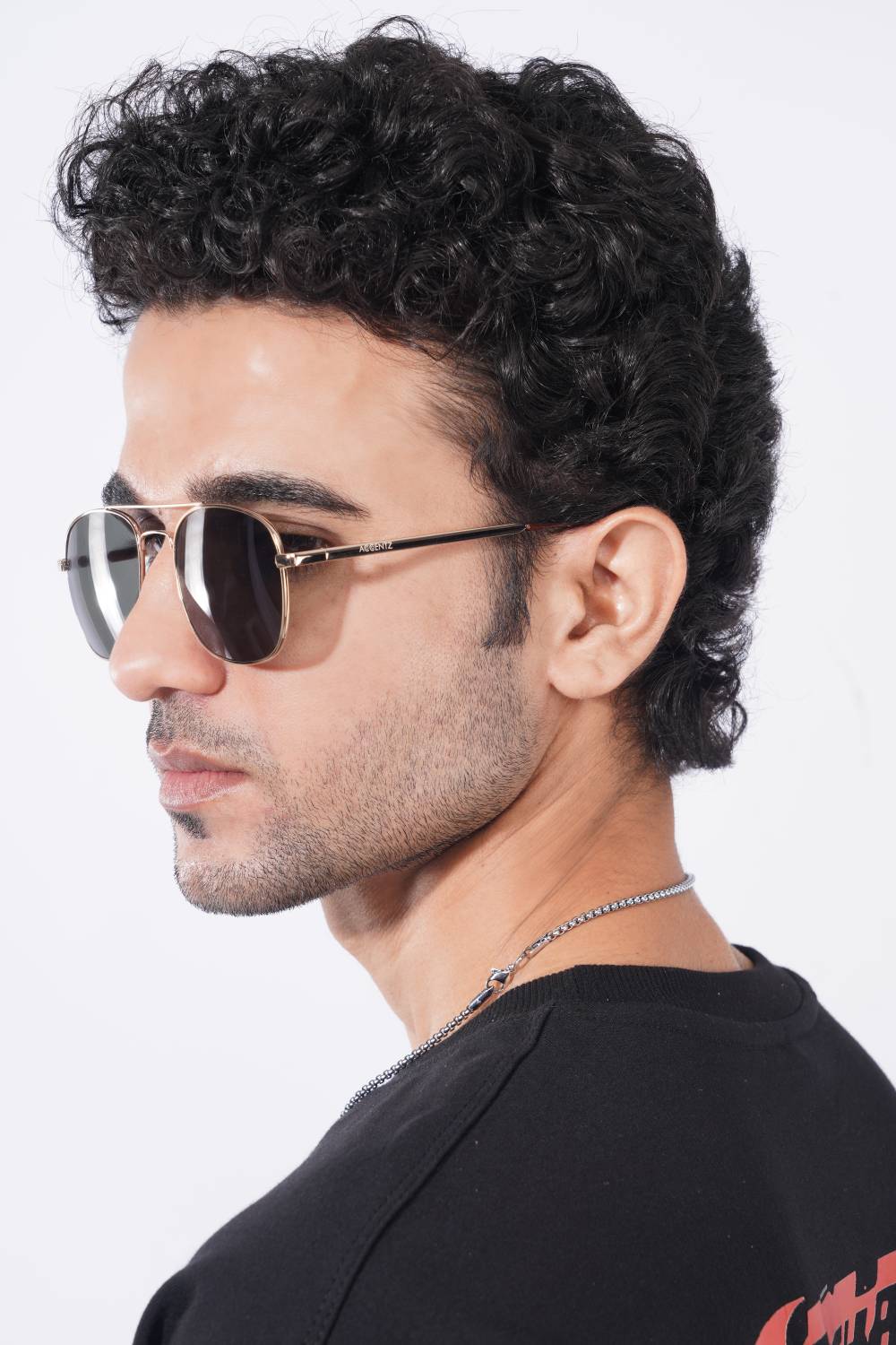 Accentz Aviator Rectangular Sunglasses - Image 2