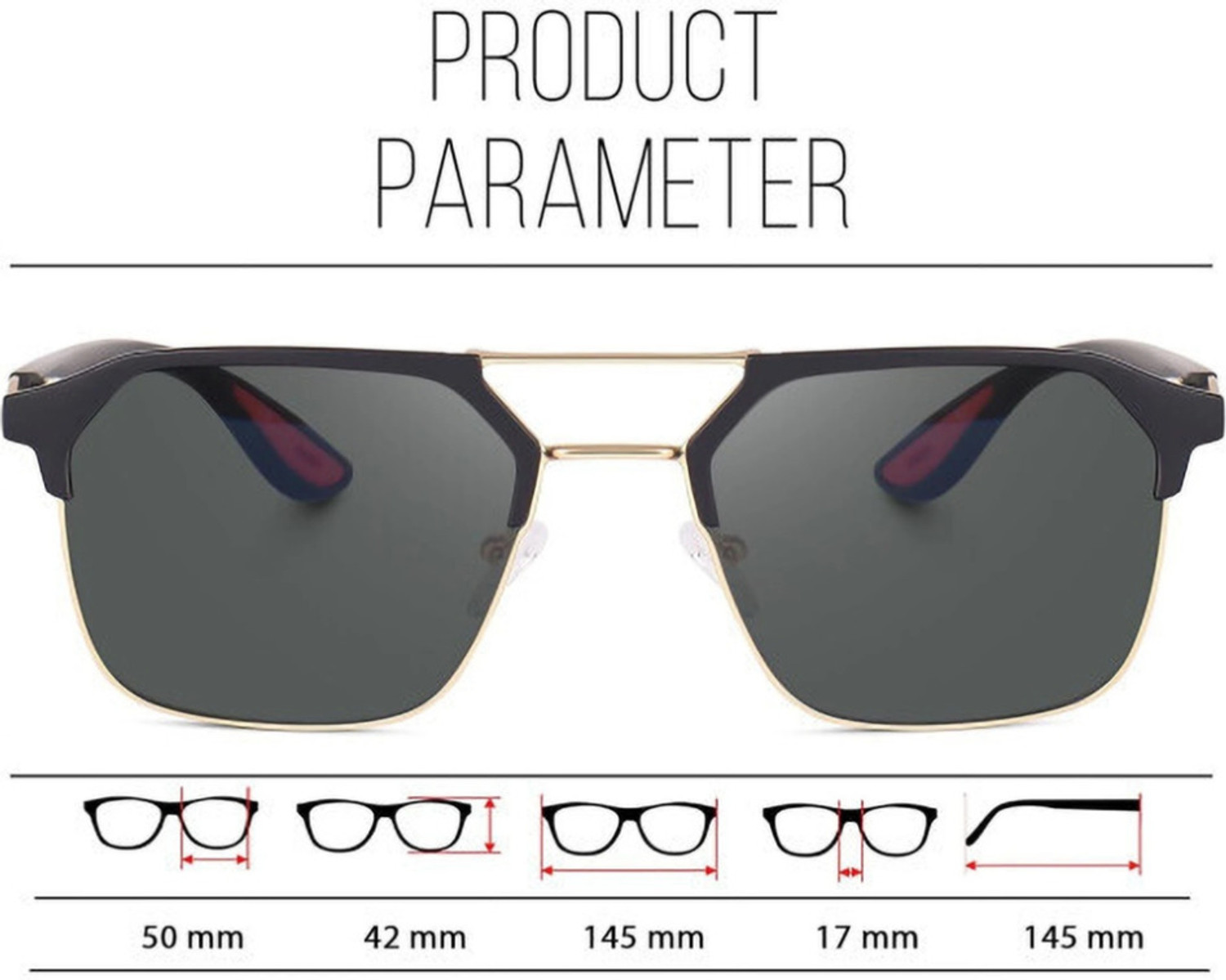 Image of Nestyra Wayfarer Sunglasses
