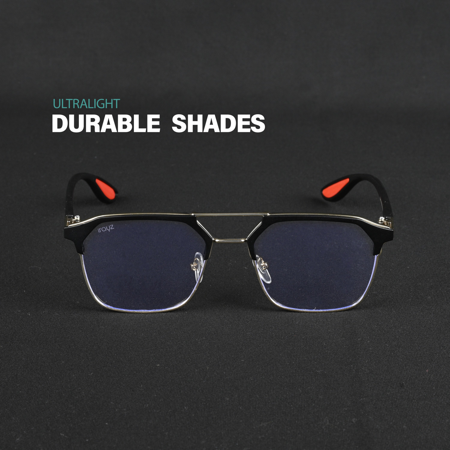 Image of Irayz Retro Square Sunglasses