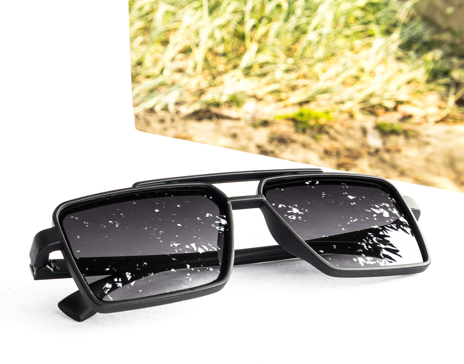 Image of jiebo Retro Square Sunglasses
