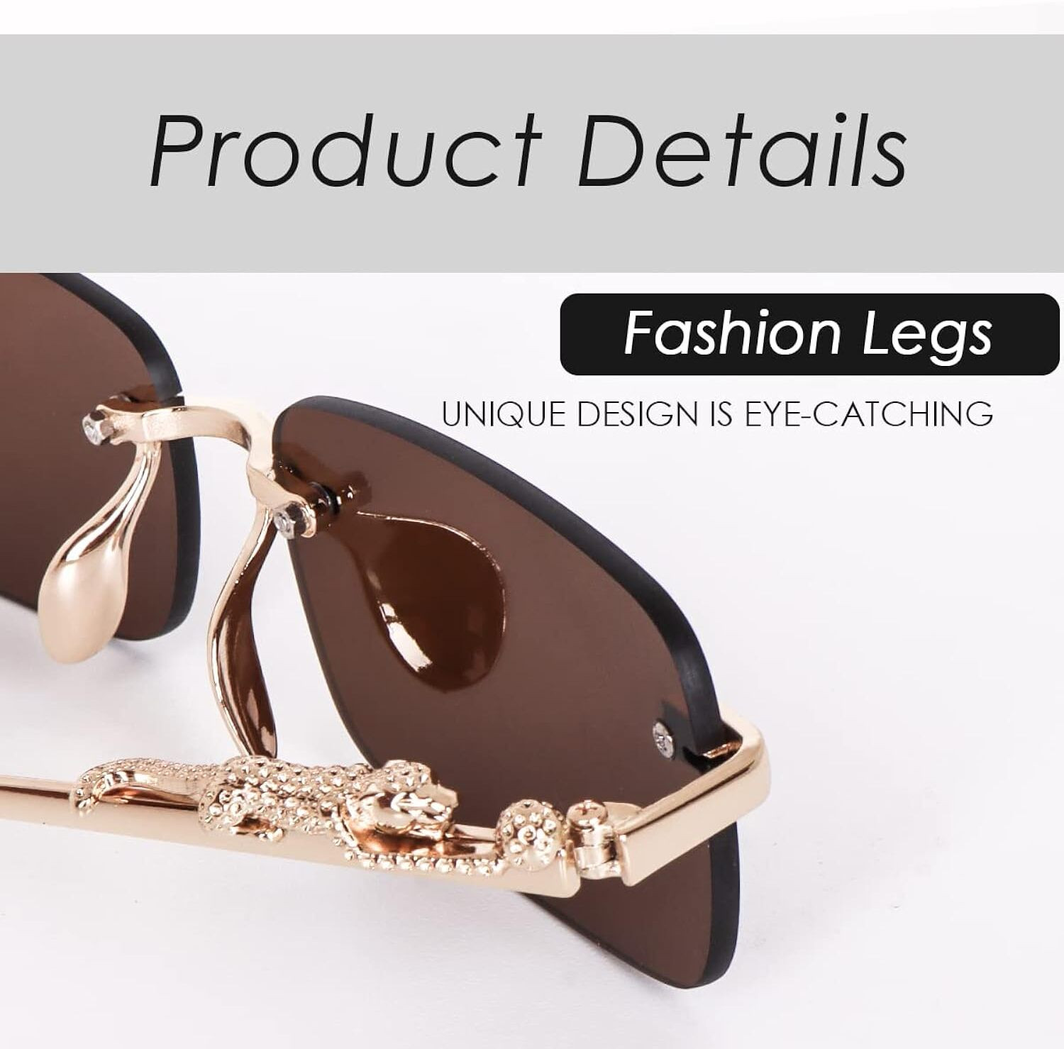 Image of eyevy Rectangular Sunglasses