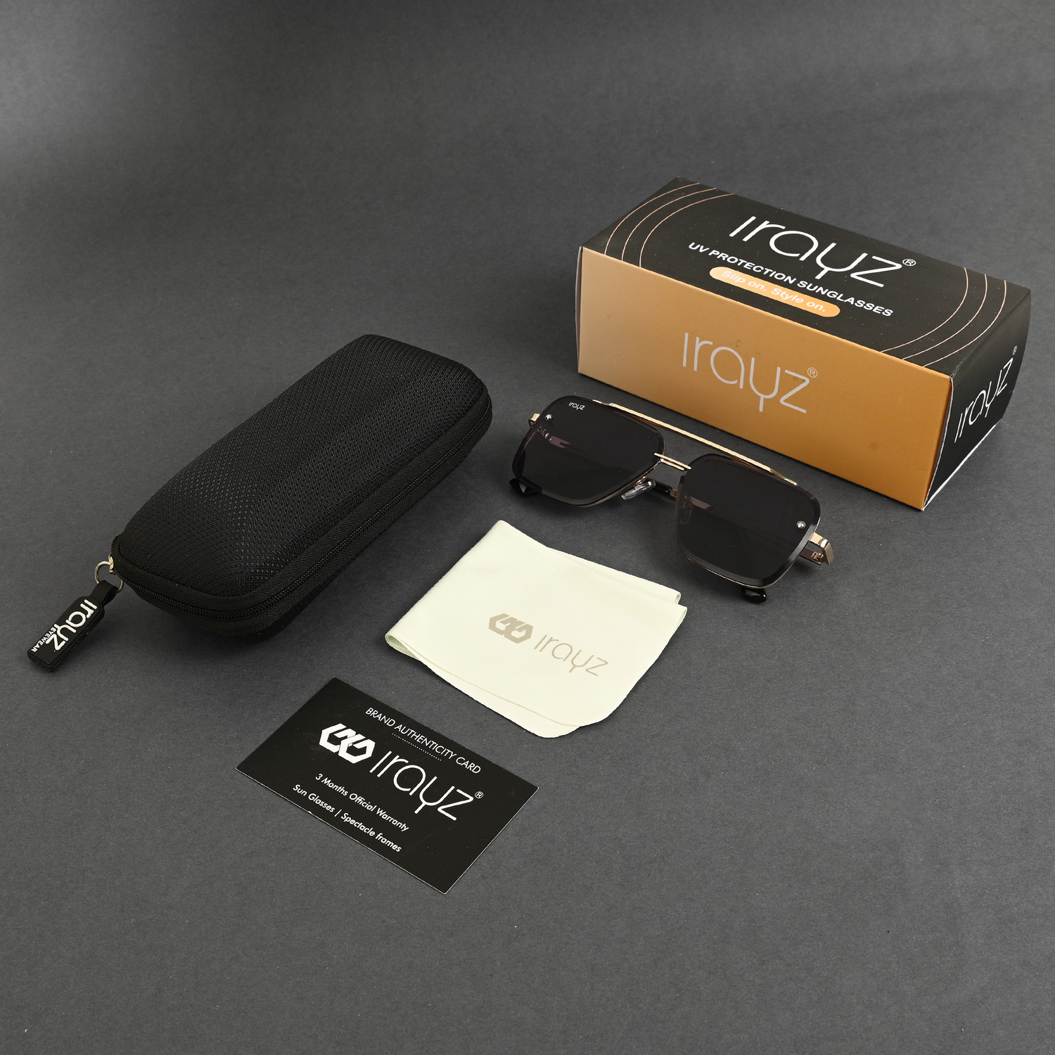 Image of Irayz Retro Square Sunglasses