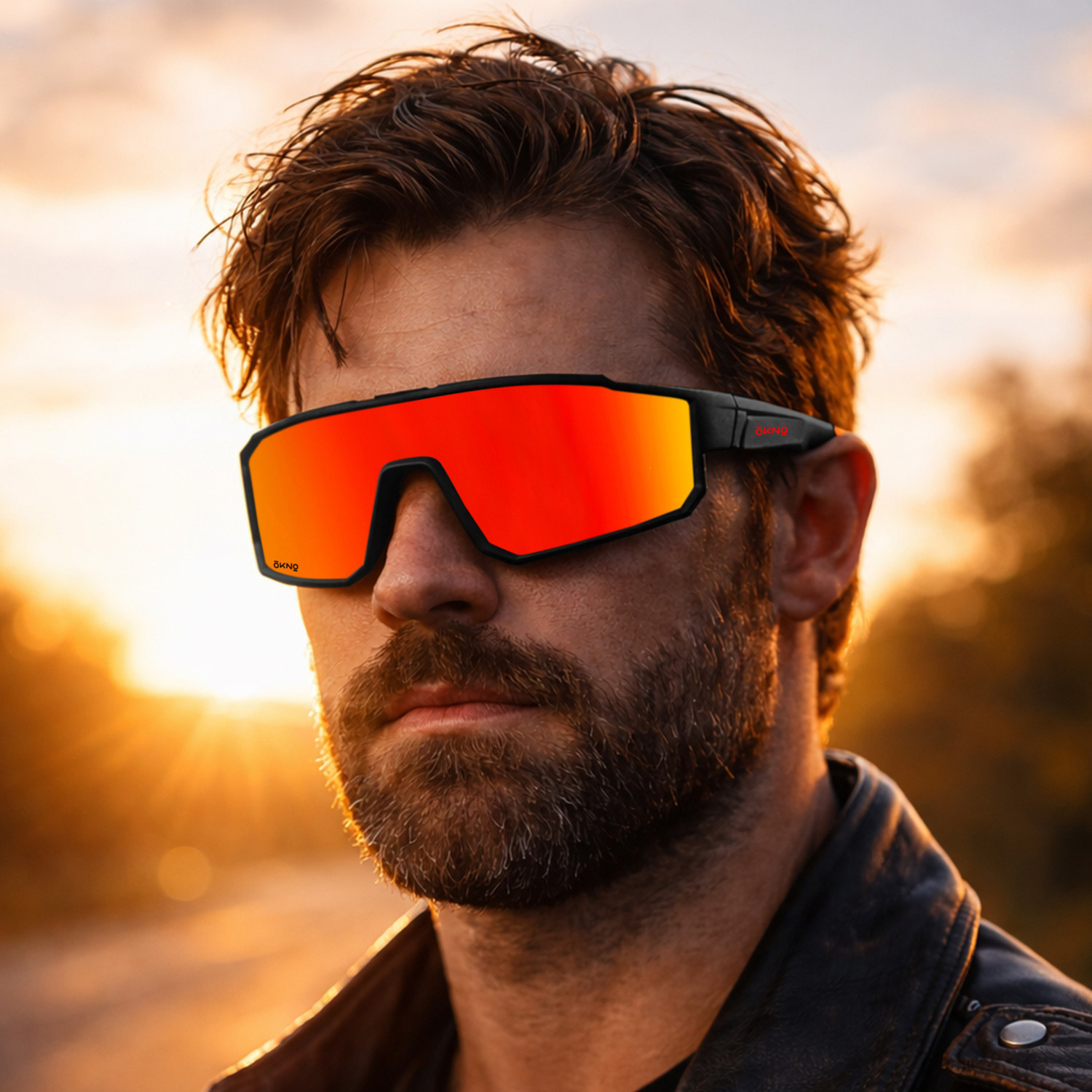 Image of Eyewearlabs Rectangular, Wrap-around, Over-sized, Sports Sunglasses