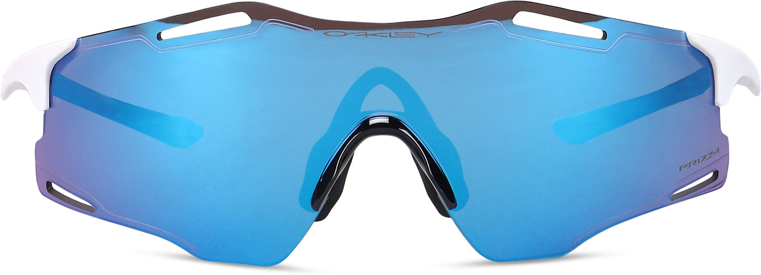 Image of OAKLEY Rectangular Sunglass (For Men & Women, Blue)