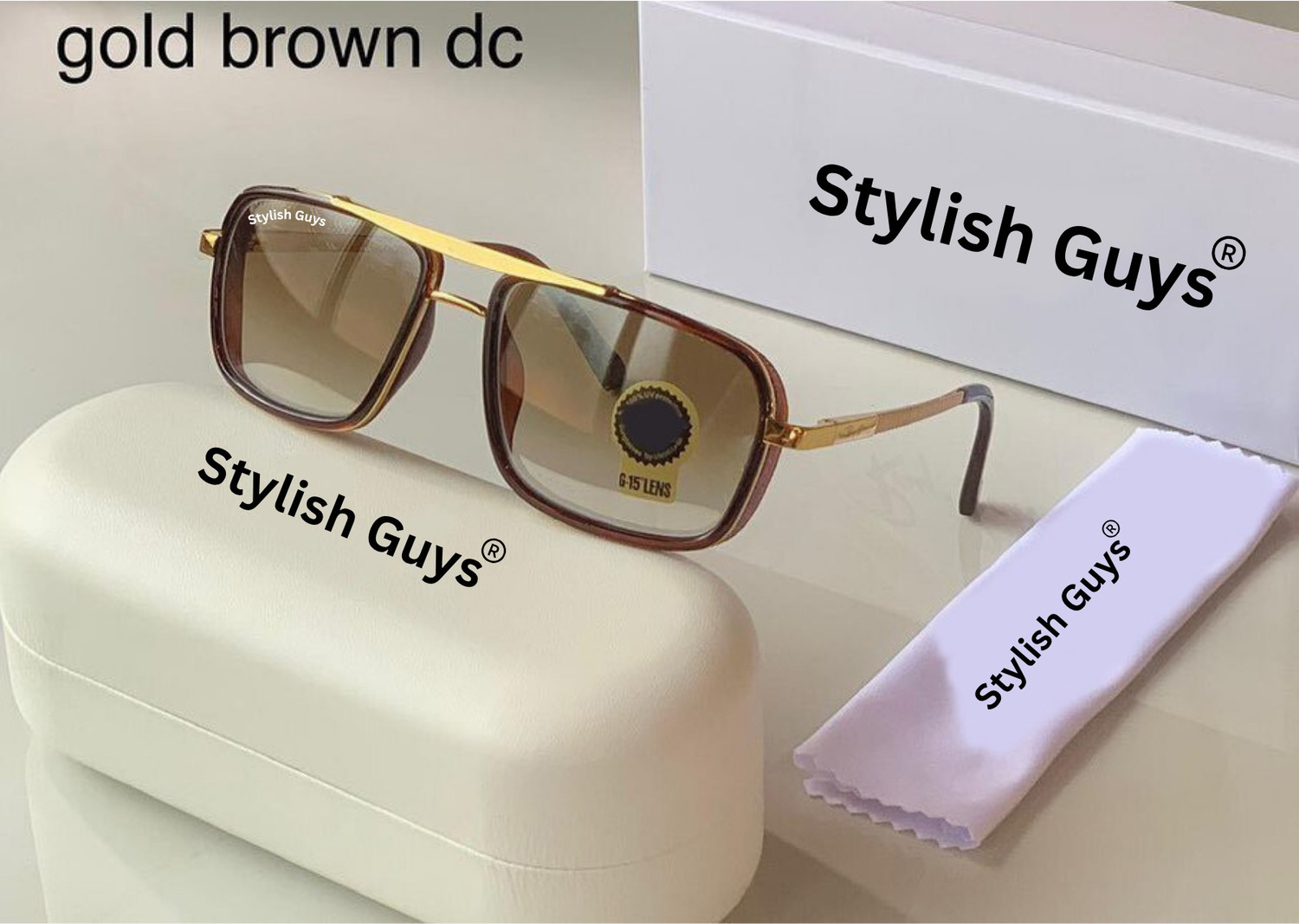 Image of STYLISH GUYS Aviator Sunglasses