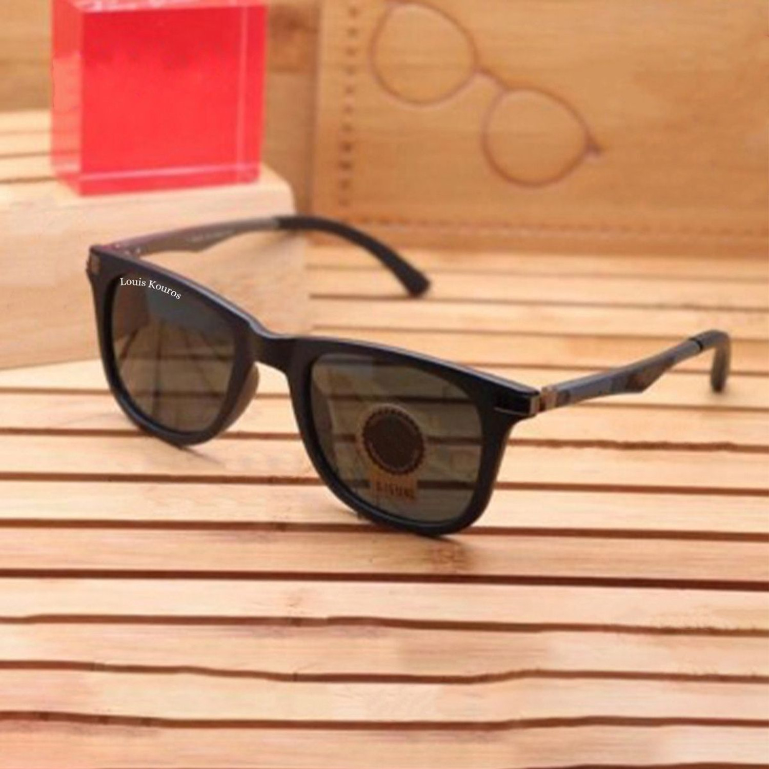 Image of LOUIS KOUROS Wayfarer Sunglasses