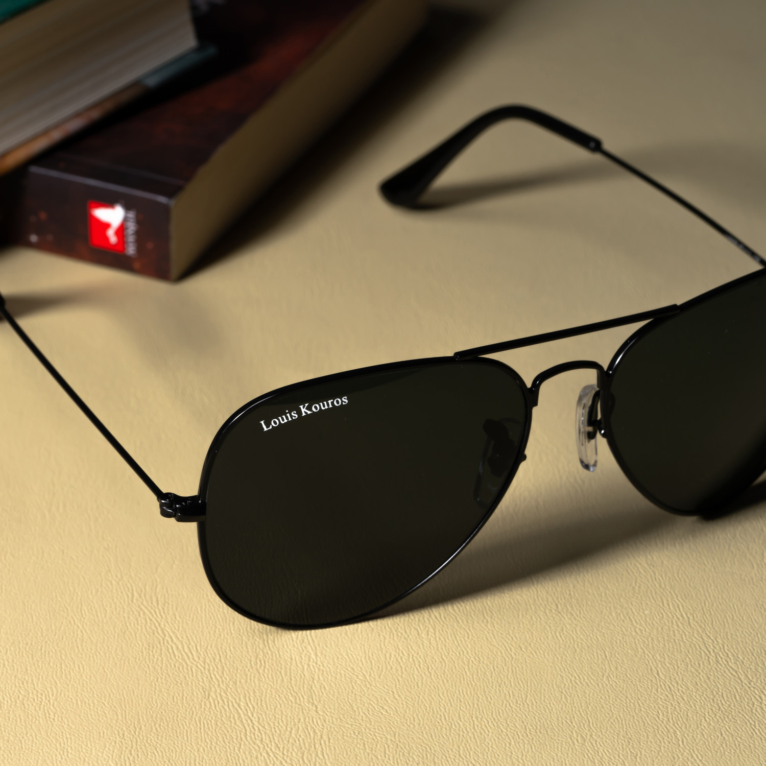 Image of LOUIS KOUROS Aviator Sunglasses
