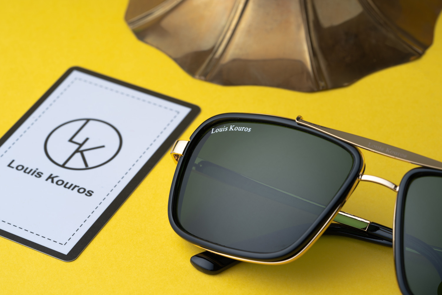 Image of LOUIS KOUROS Rectangular Sunglasses
