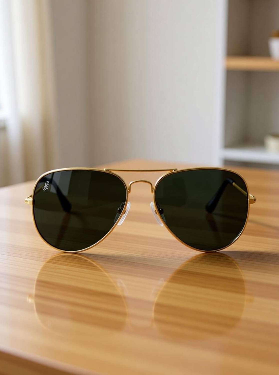 sSTARTREND Aviator Sunglasses Black - Image 2
