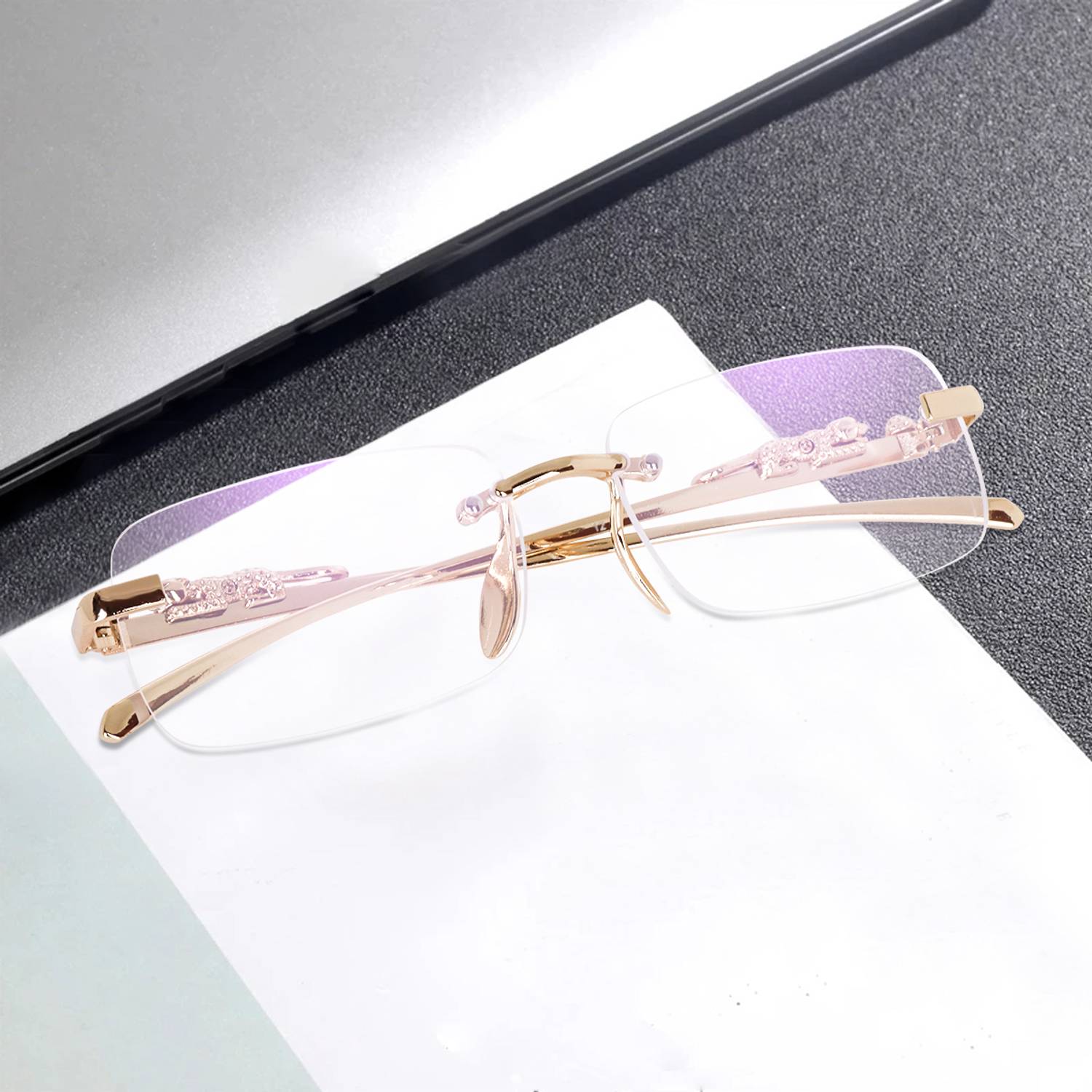 Alligator Retro Square Sunglasses