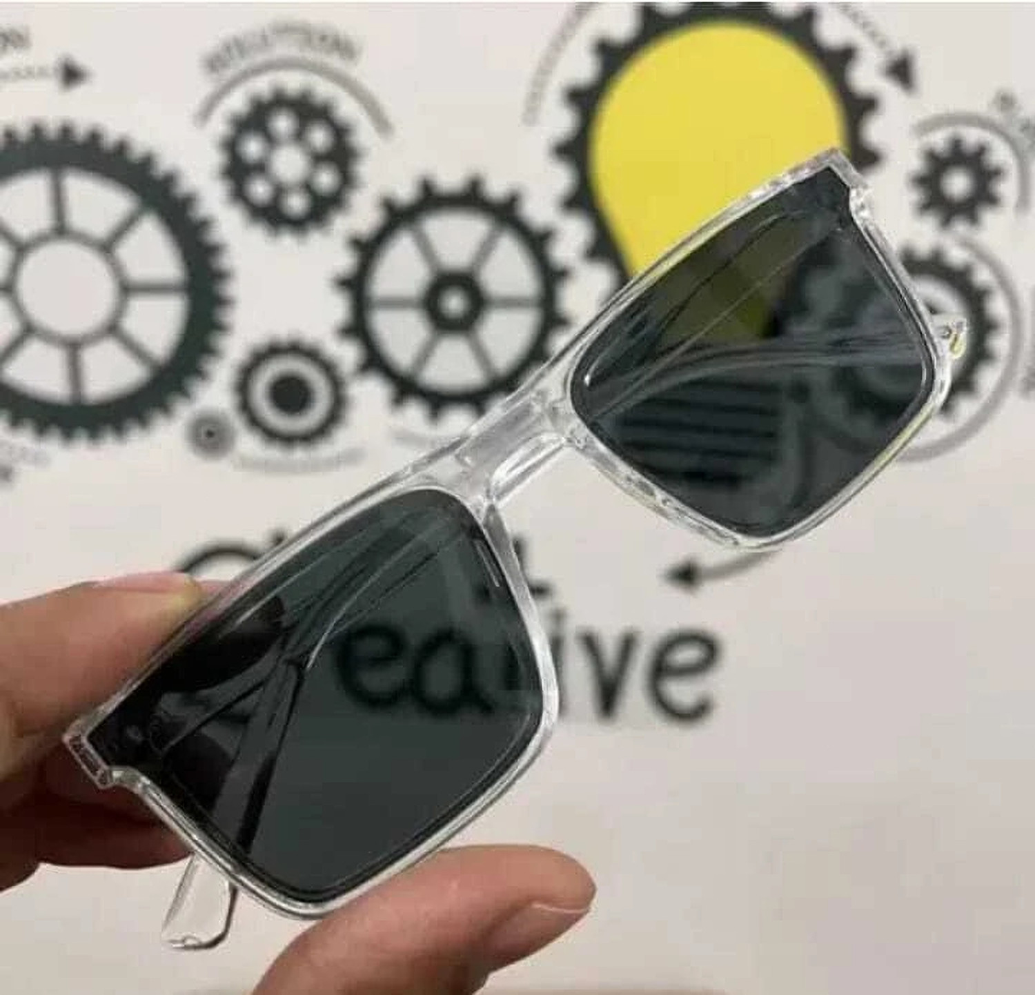 Image of New Specs Retro Square, Retro Square Sunglasses