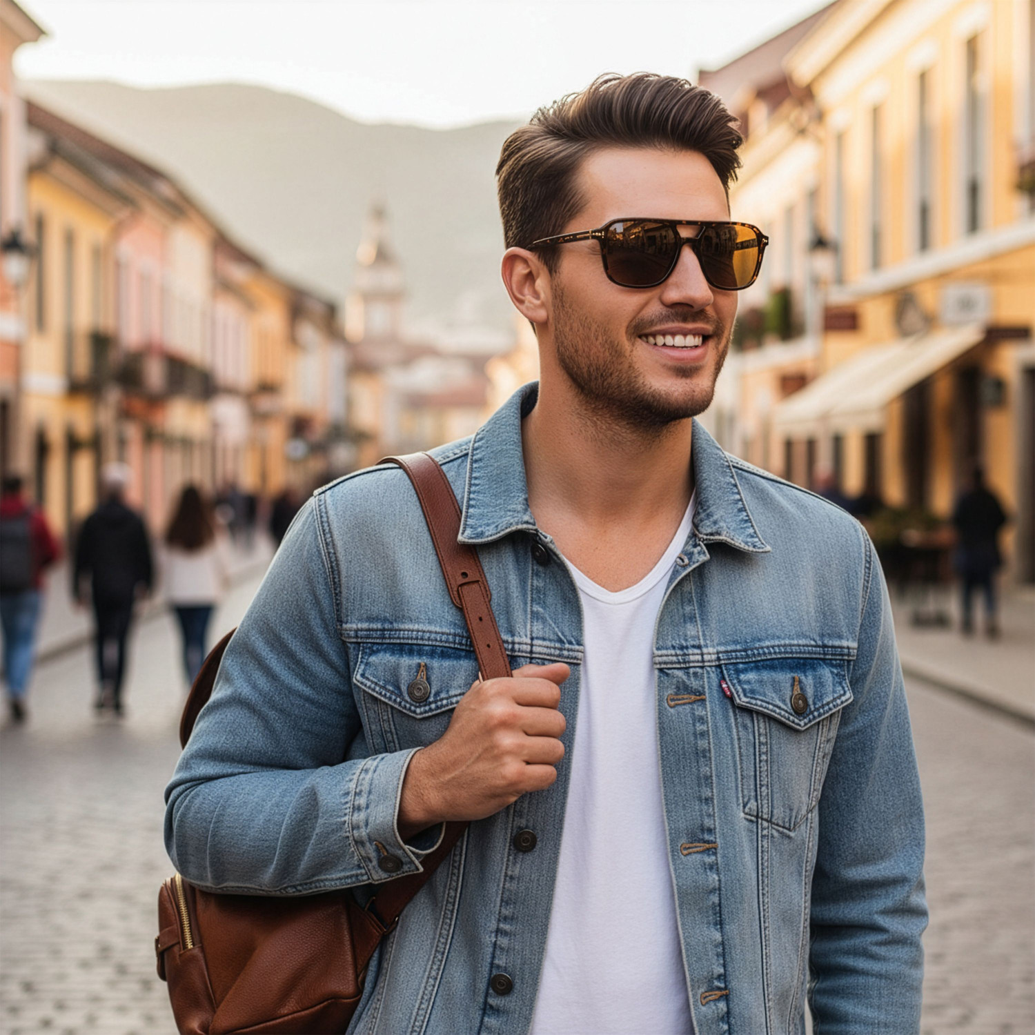 Image of SNDIA Retro Square Sunglasses