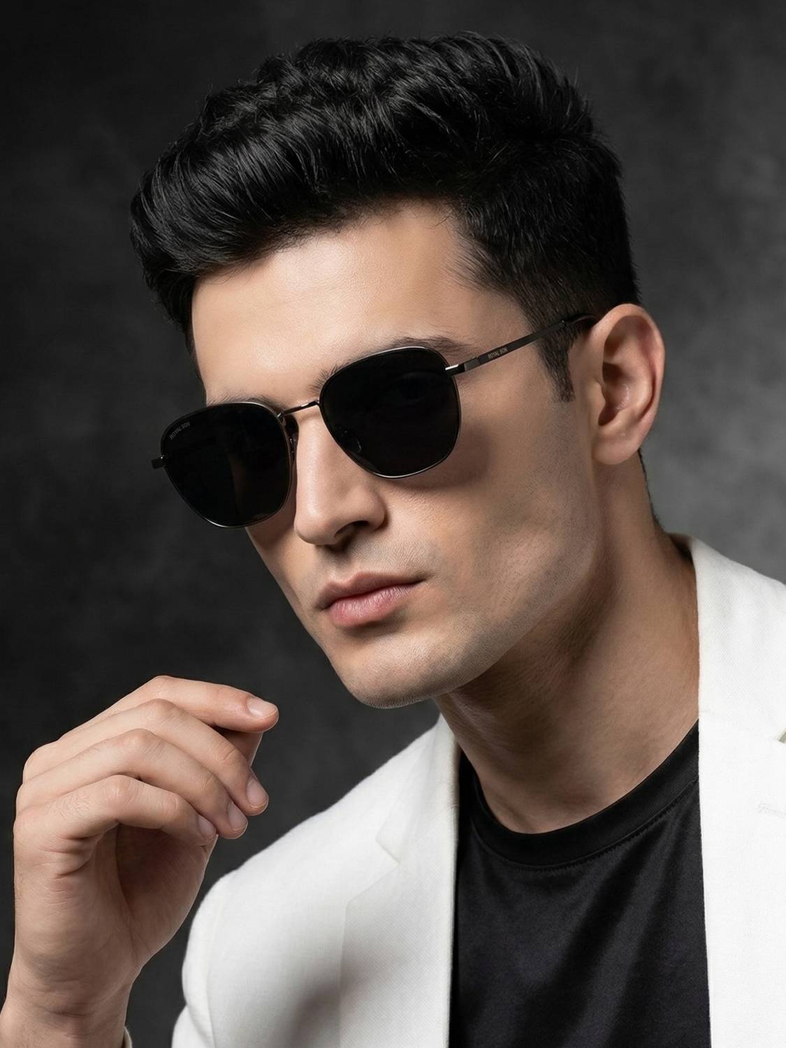 ROYAL SON Retro Square Sunglasses - Image 2