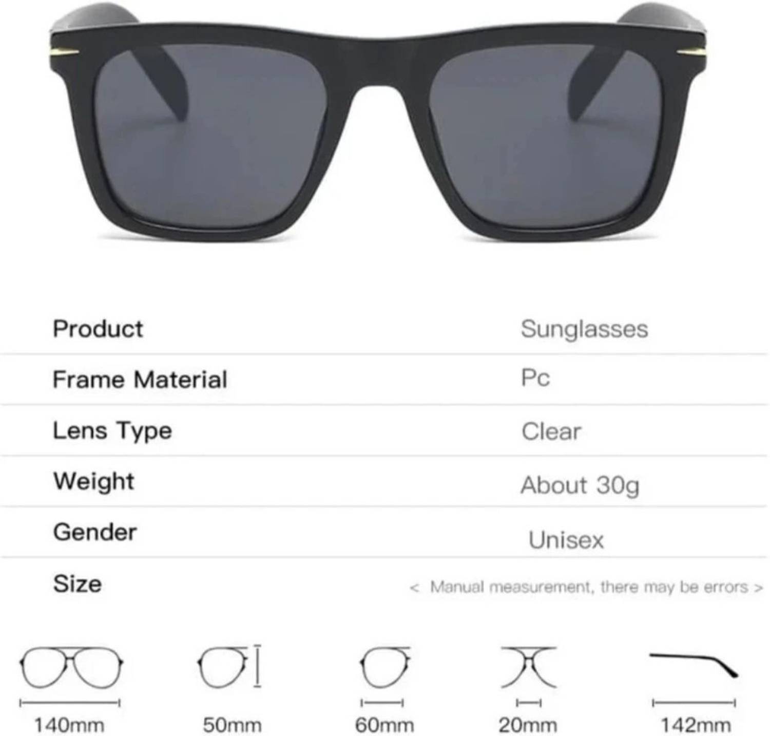 VINTSAG Wayfarer Sunglasses - Image 5