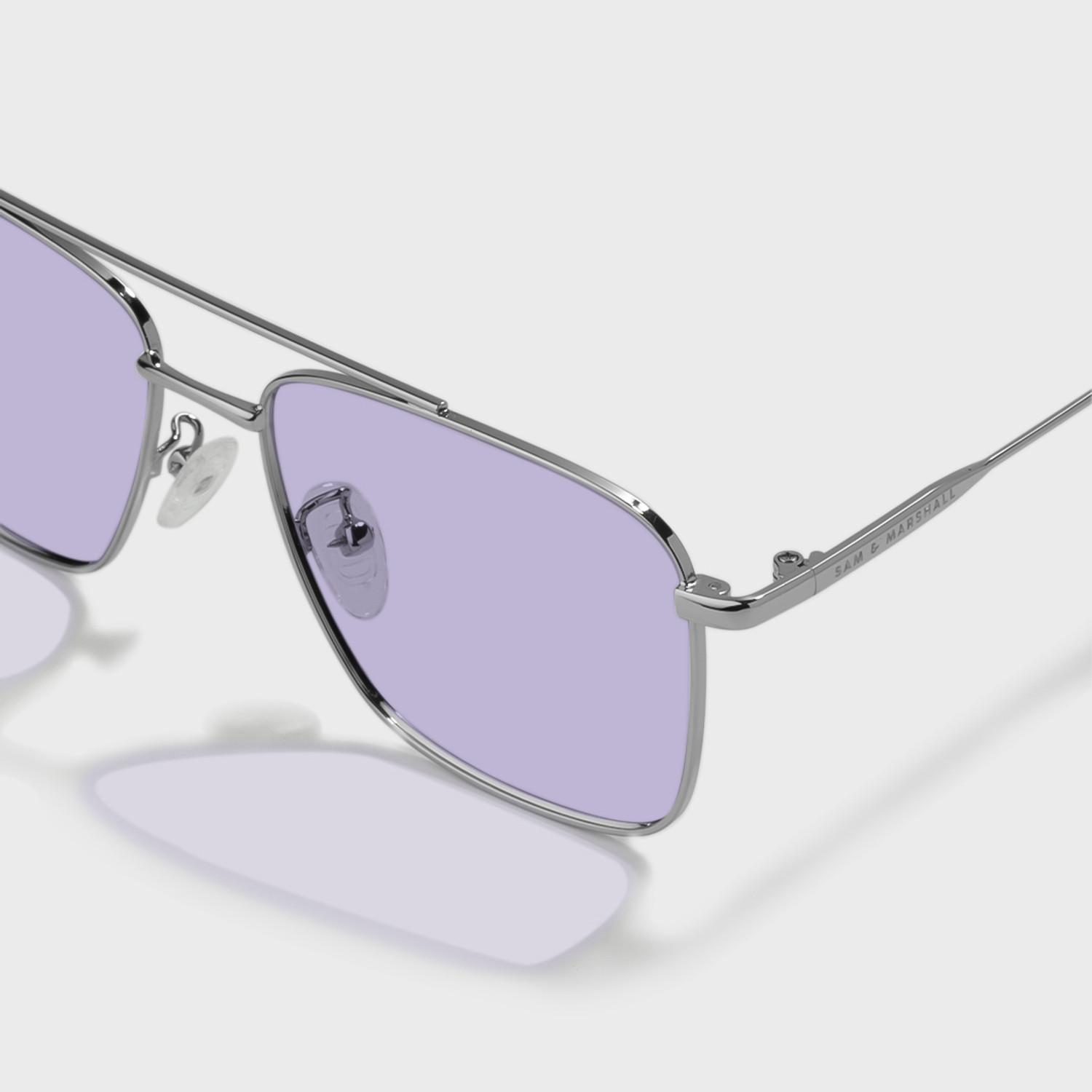 Image of SAM AND MARSHALL Retro Square Sunglasses