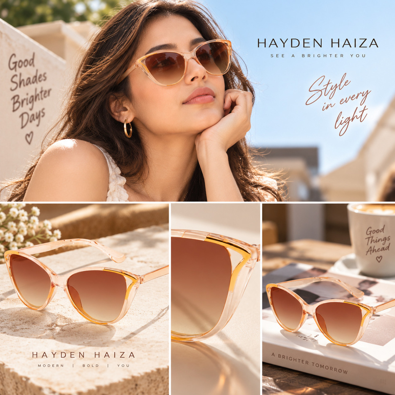 Image of hayden haiza Cat-eye Sunglasses