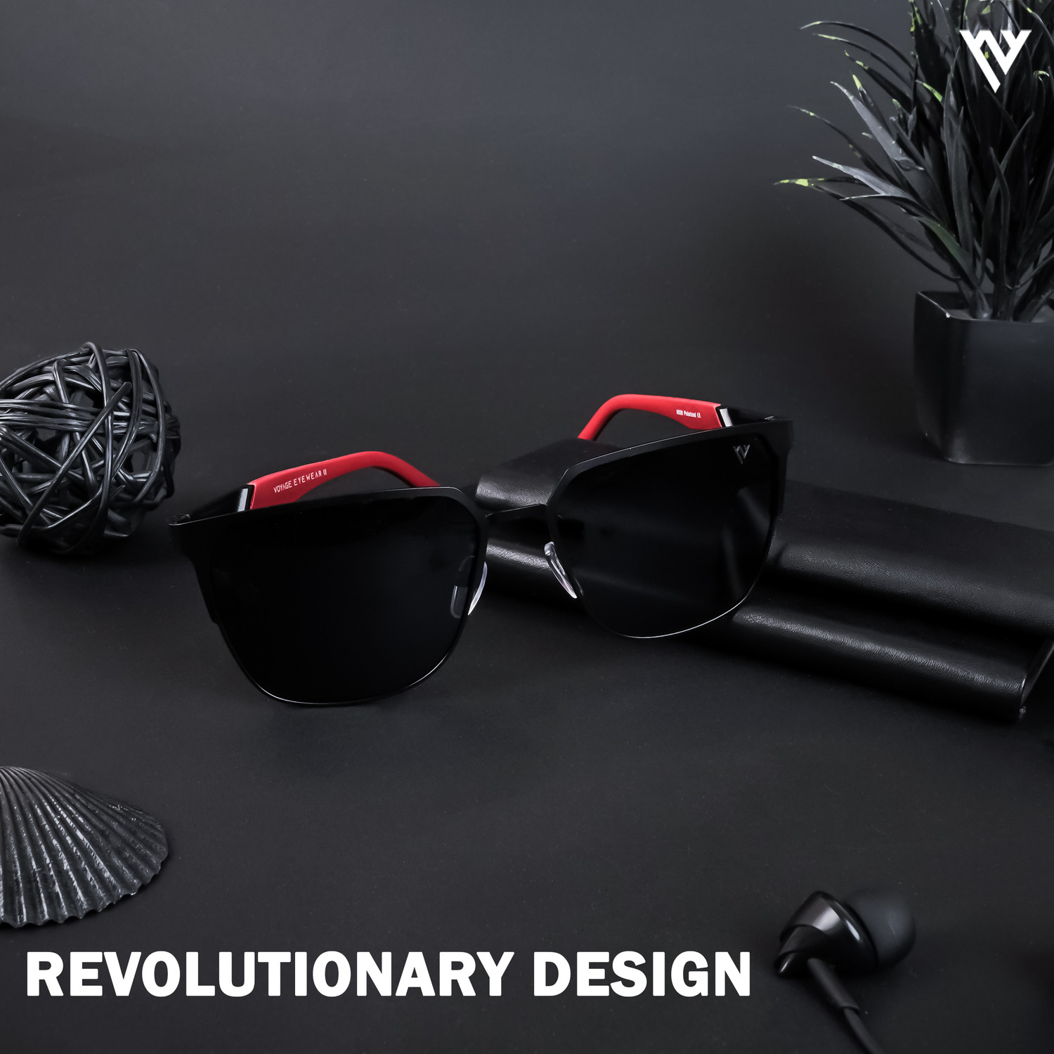 Image of VOYAGE Retro Square Sunglasses