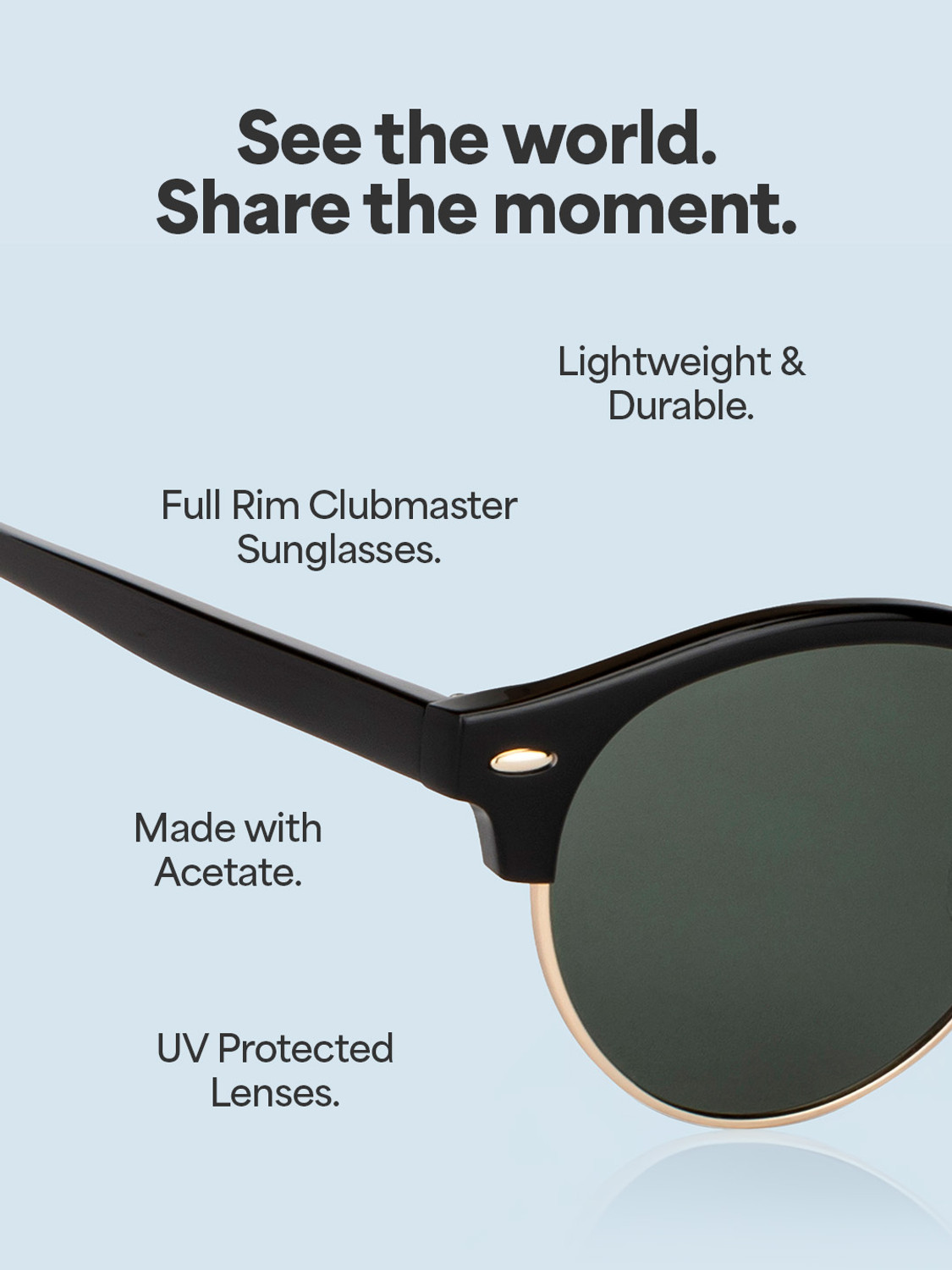 Image of john jacobs Clubmaster Sunglasses