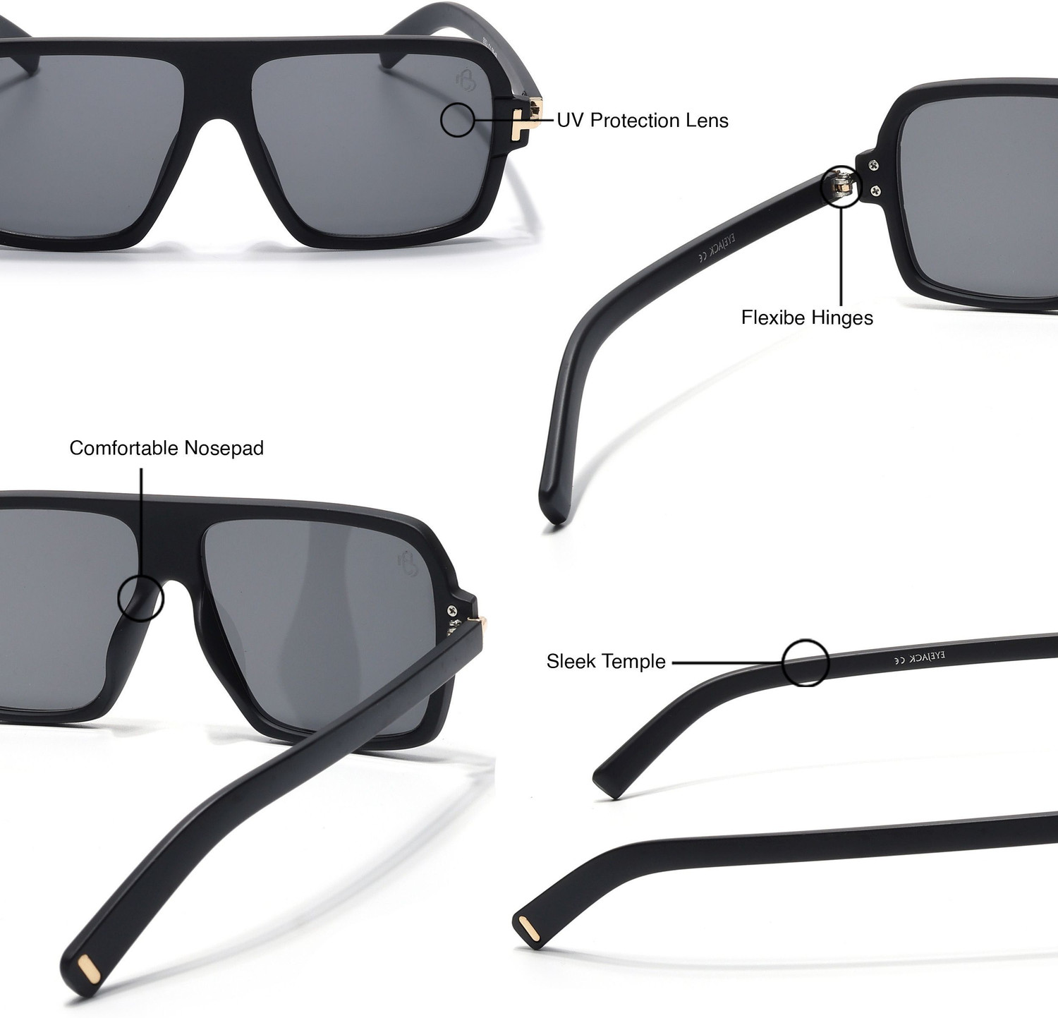 Image of Eyejack by Voyage Wayfarer Sunglasses