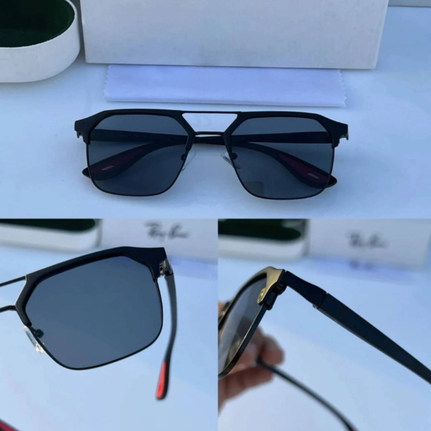 Vizor Aviator Sunglasses - Image 4