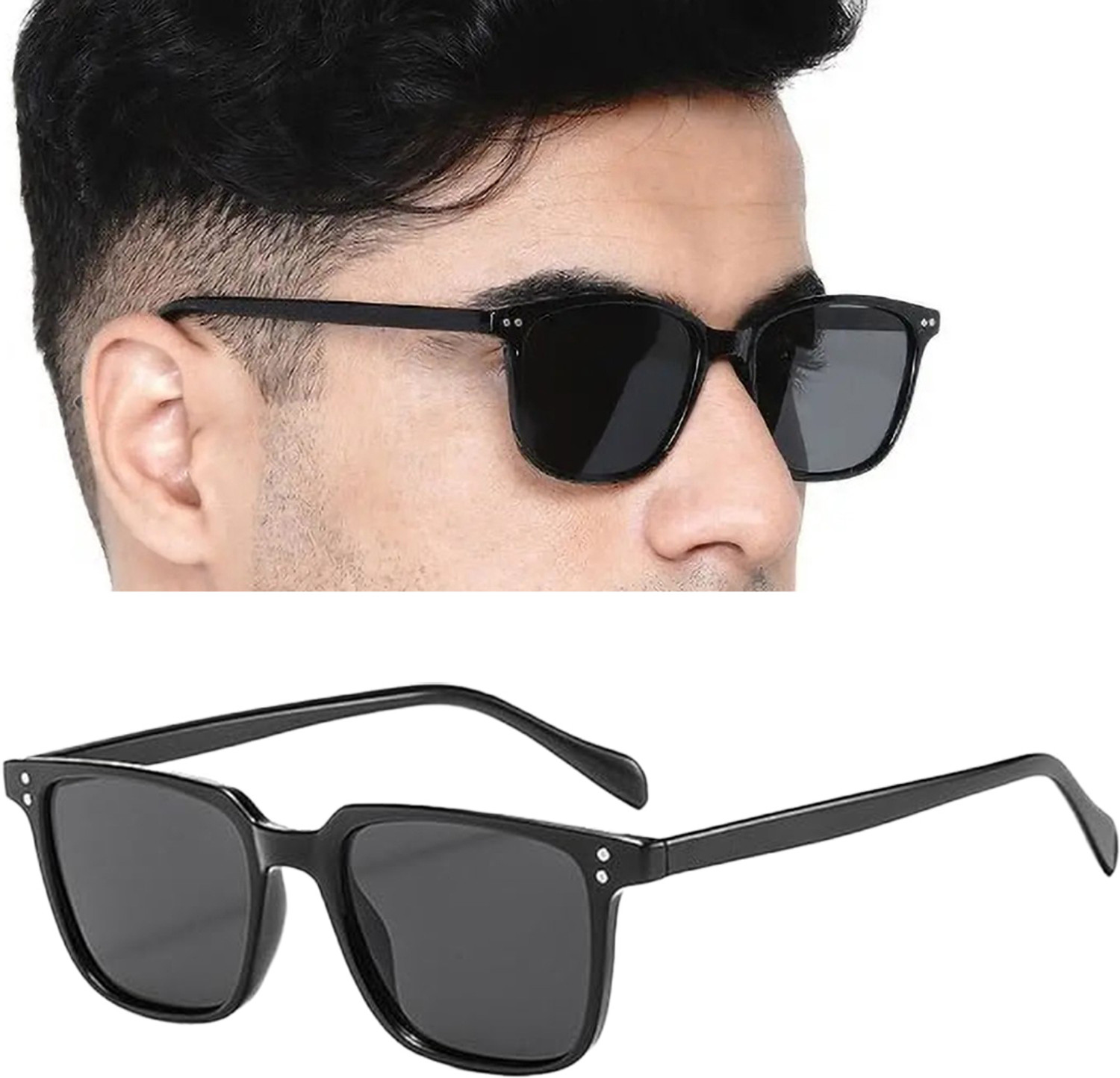 Image of DKERAOD Retro Square, Wayfarer Sunglasses