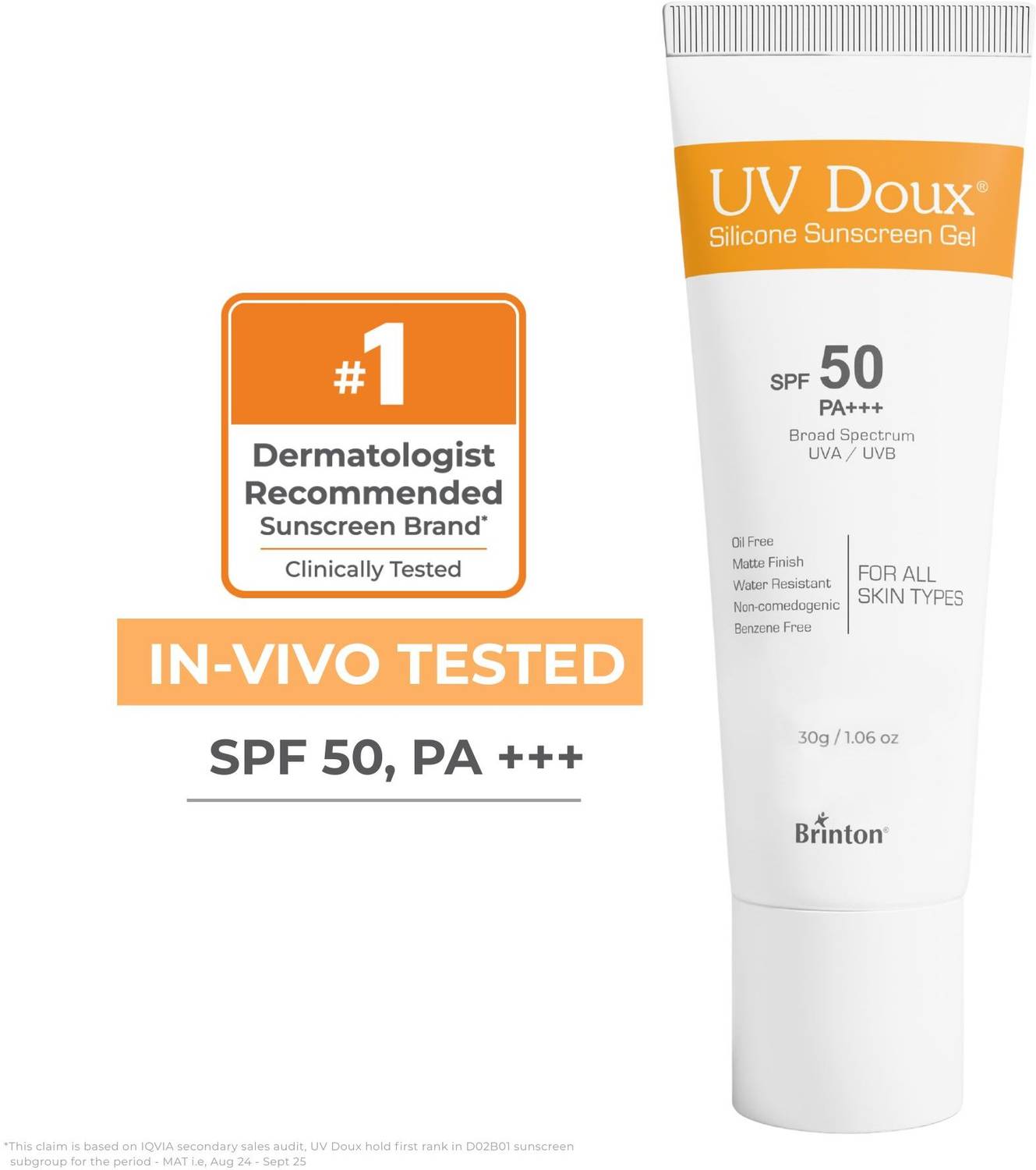 Brinton Sunscreen SPF 50 PA+++ 30g