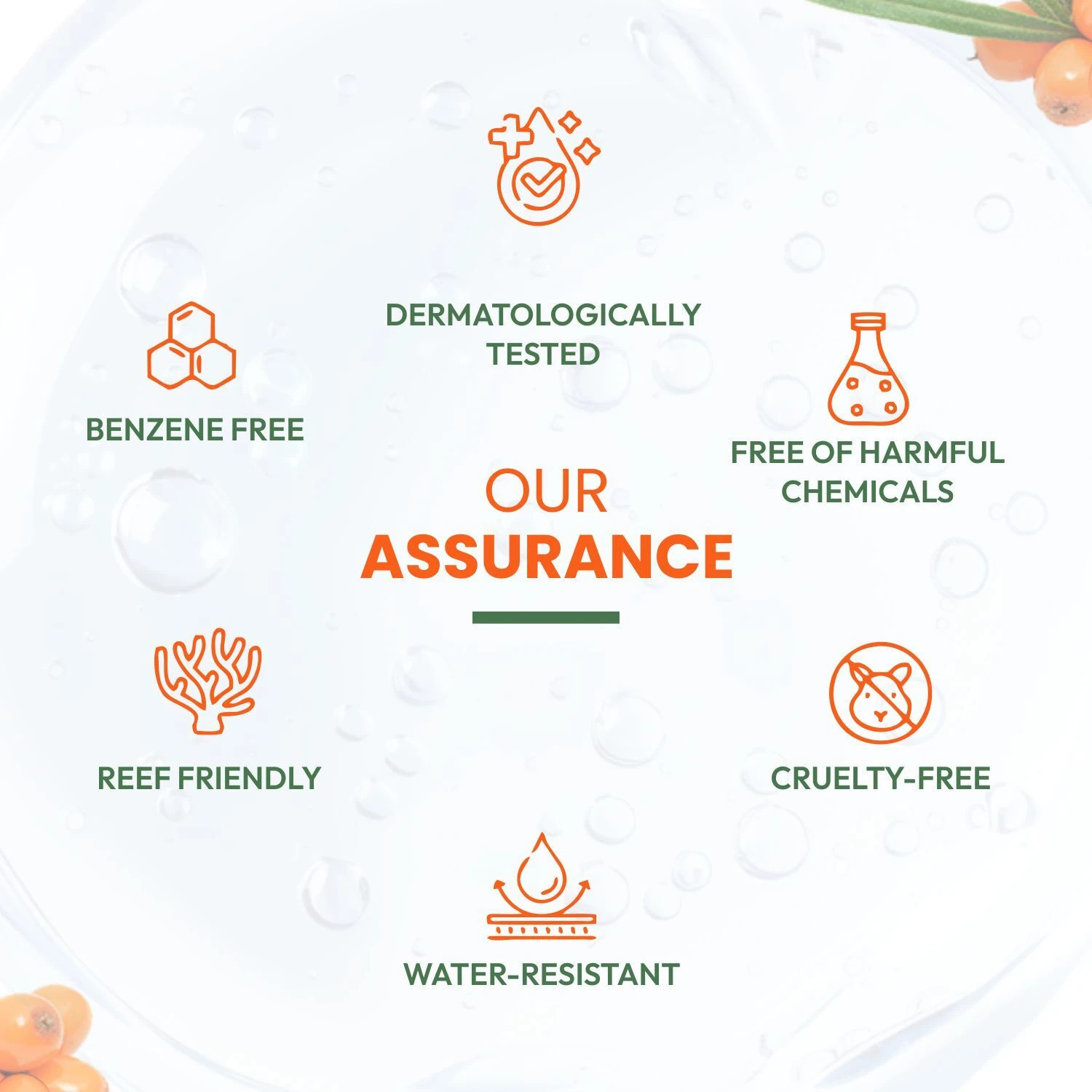 Image of MILDCARES Sunscreen - SPF 50 Pure Sea Buckthorn Sunscreen Gel | Lightweight, Non-Sticky | No White Cast | PA+++ SPF 50 | Broad Spectrum Sun Protection | Suitable for All Skin Types | Daily Use
