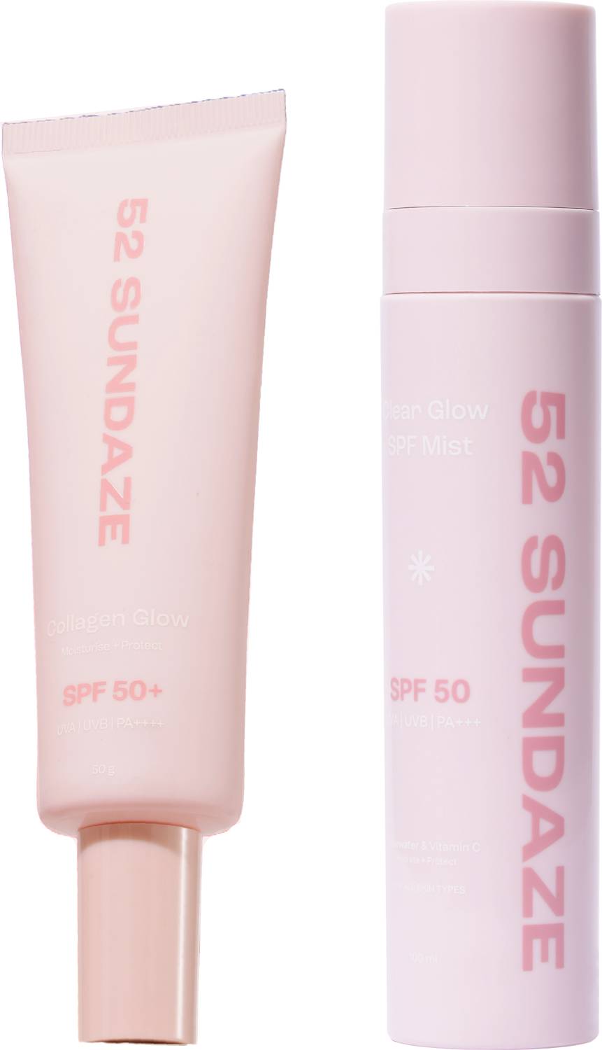 52 Sundaze Sunscreen - SPF 50+ PA++++ SPF Glow Kit - Base + Reapplication
