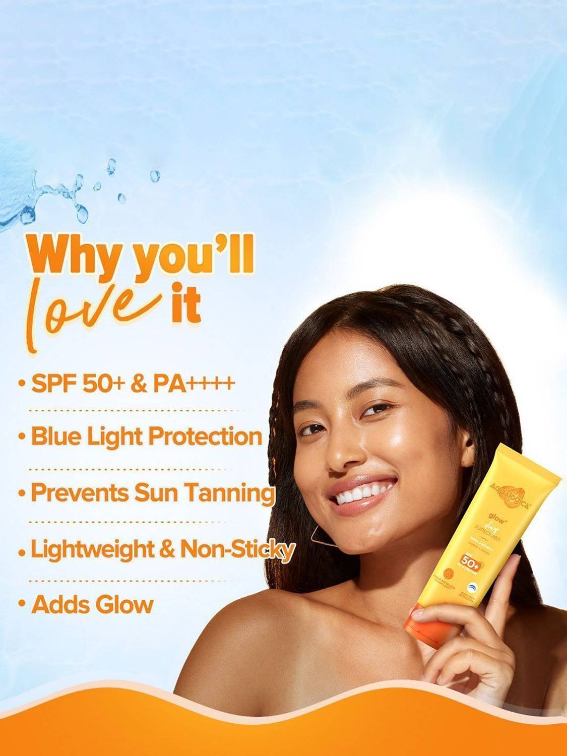 Aqualogica Sunscreen SPF 50 PA++++ 50g - Image 4