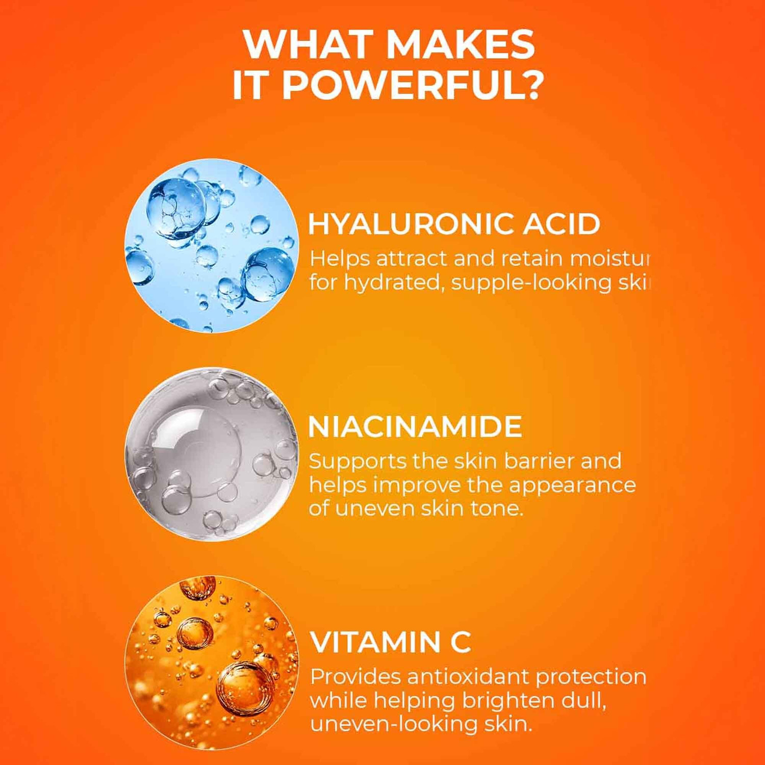 Image of Aqueria Sunscreen - SPF 50 PA++++ 3-in-1 Bright Detan Sunscreen | Vitamin C, Niacinamide & Hyaluronic Acid