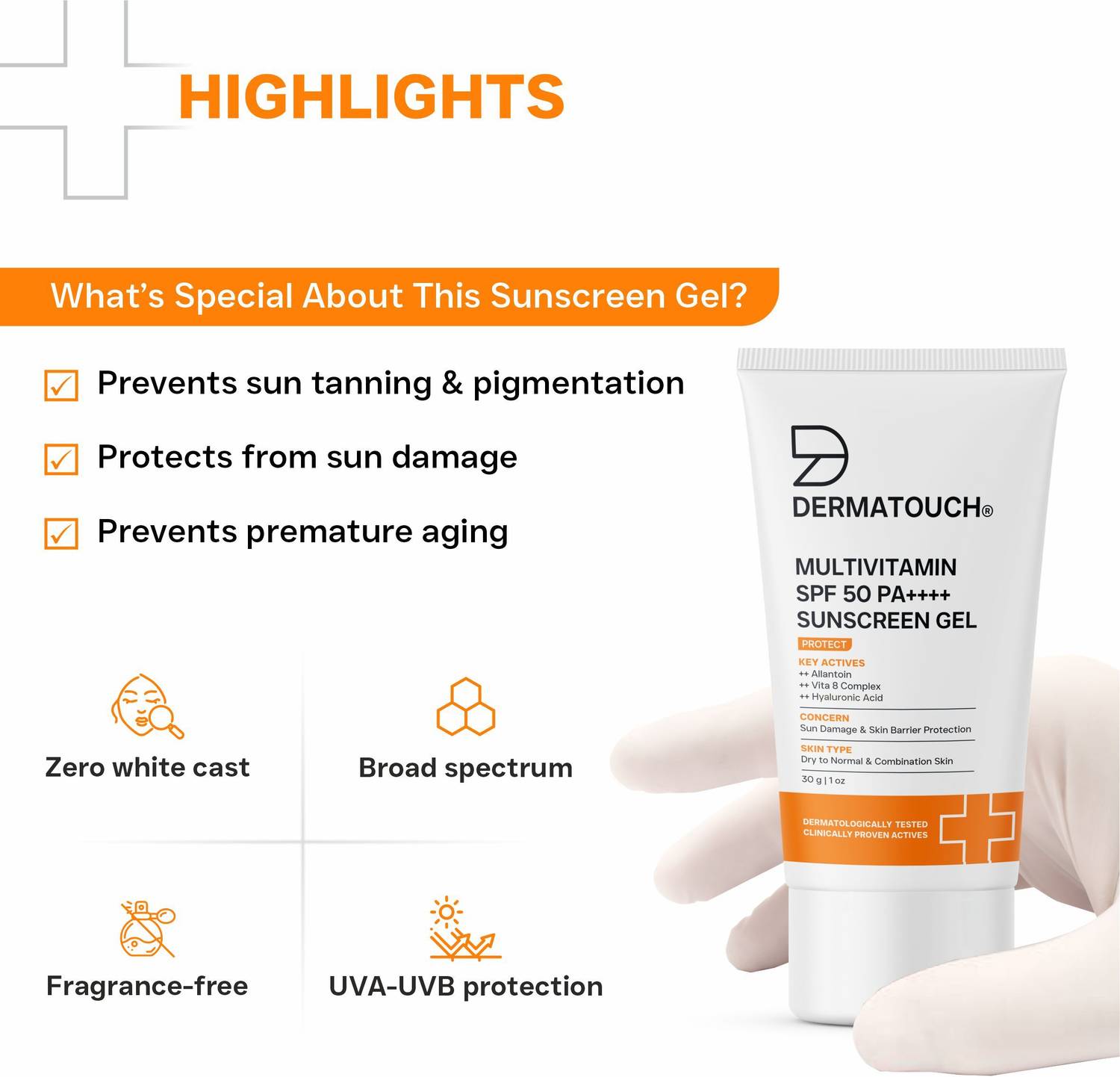 Dermatouch Sunscreen SPF 50 PA++++ 50g - Image 5
