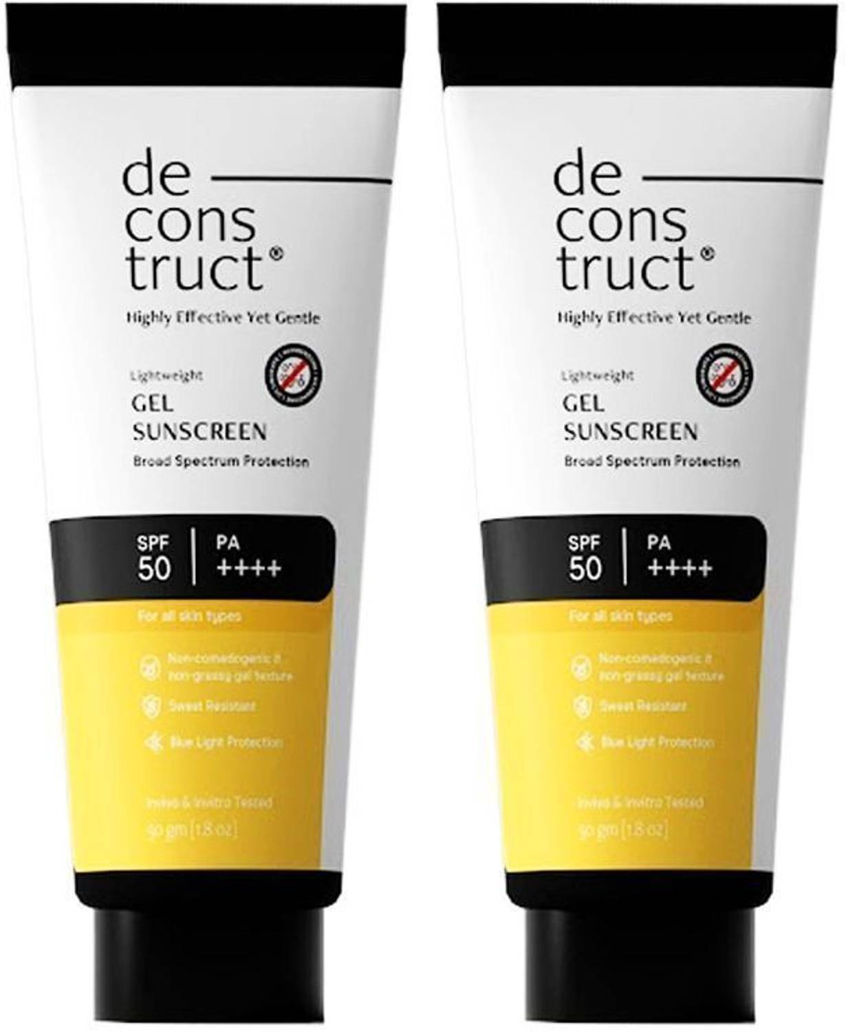 deconstruct Sunscreen - SPF 50 PA++++ Lightweight Gel Sunscreen