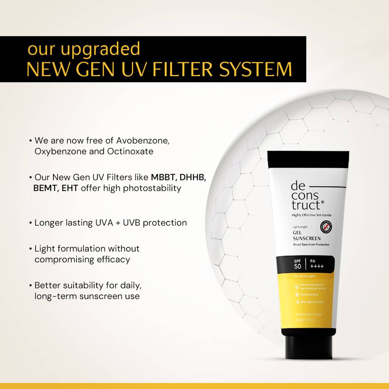 Deconstruct Sunscreen SPF 50 PA++++ 50g - Image 5