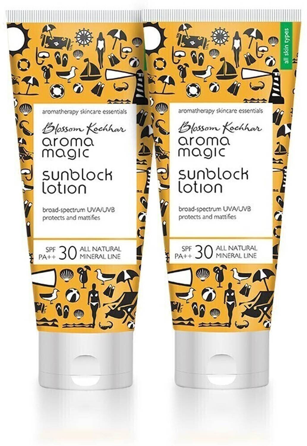 Aroma Magic Sunscreen SPF 30 PA++ Matte Sunblock Lotion (Pack of 2)