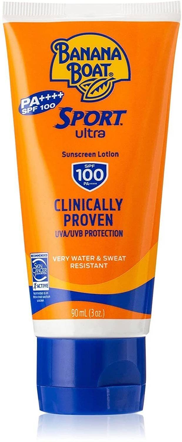 Banana Boat Sunscreen - SPF 100 PA++++ Sport Ultra SPA 100 Pa++++Combination Skin UVA & UVB Protection Sunscreen Lotion
