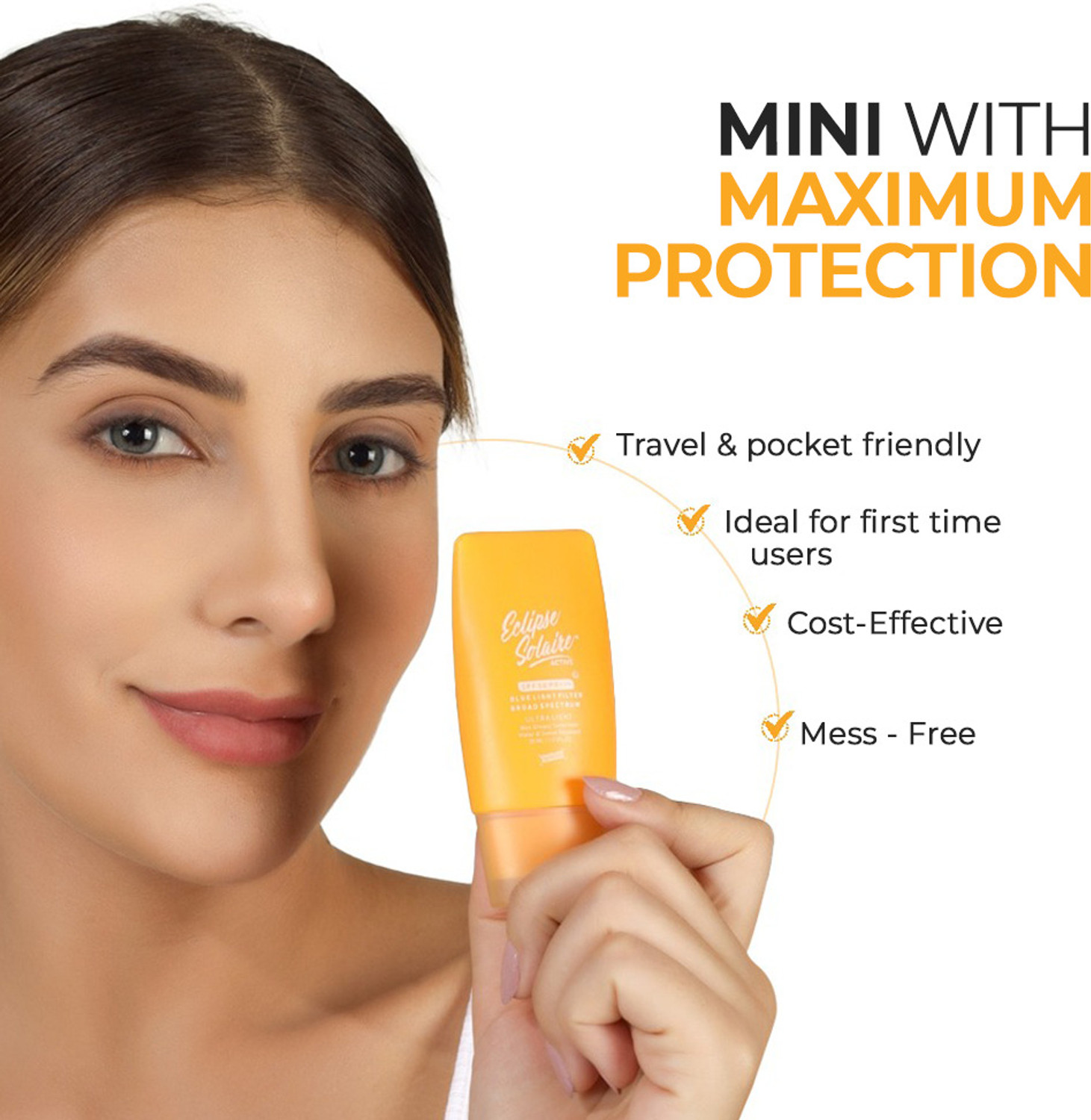Image of ECLIPSE SOLAIRE Sunscreen - SPF 50 PA+++ PA+++ Active Sunscreen Non Greasy Formula for All Skin Types