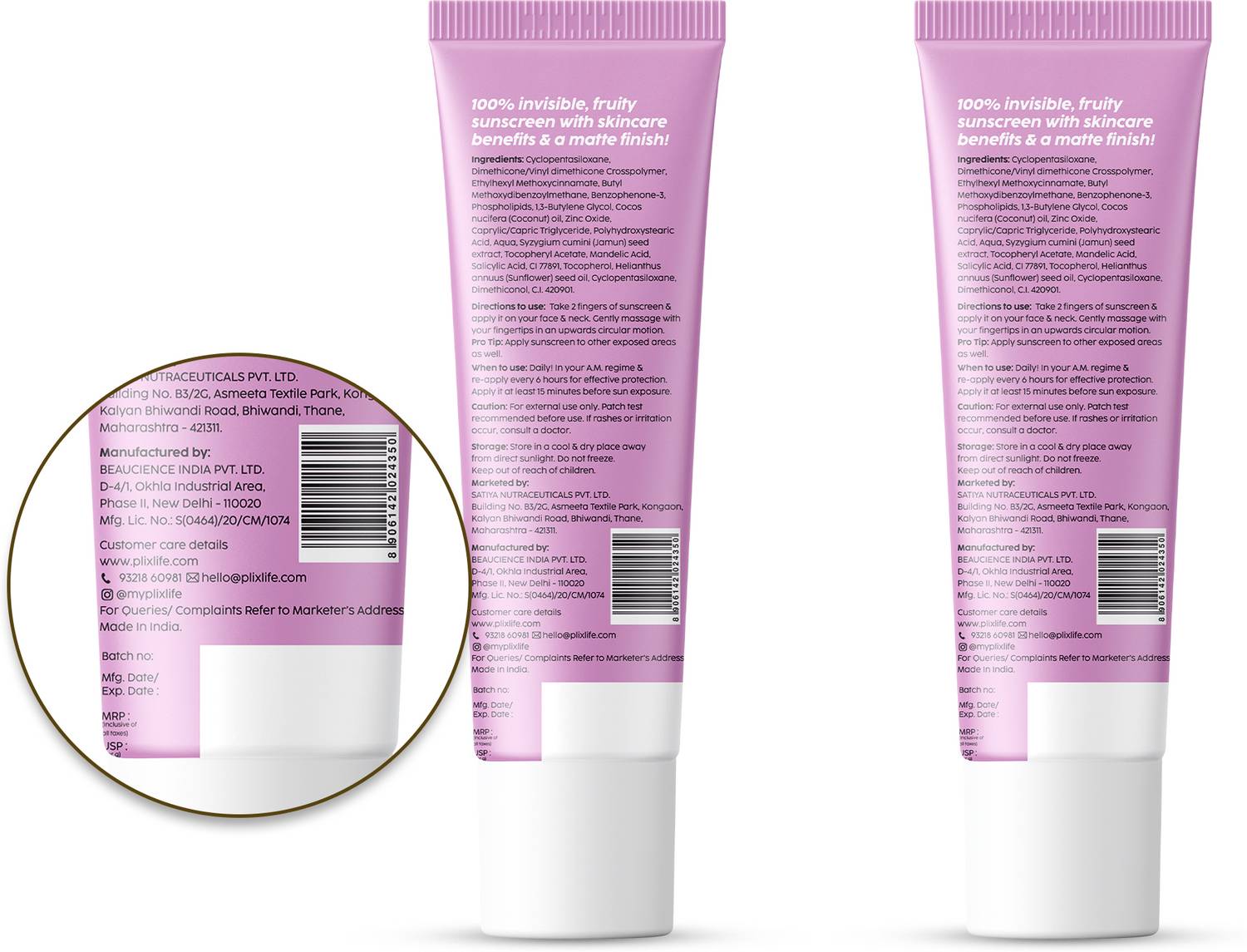The Plant Fix Plix Sunscreen SPF 50 PA+++ - Image 2