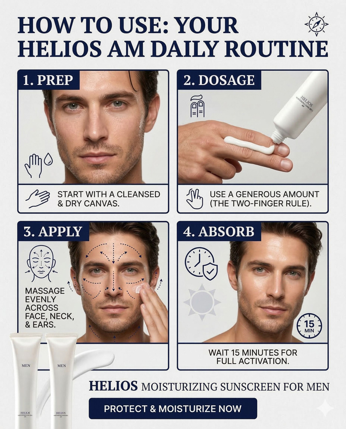 Image of FLIXY Sunscreen - SPF 50 PA++++ Men Sunscreen SPF 50+ PA++++ Moisturising Sunscreen.