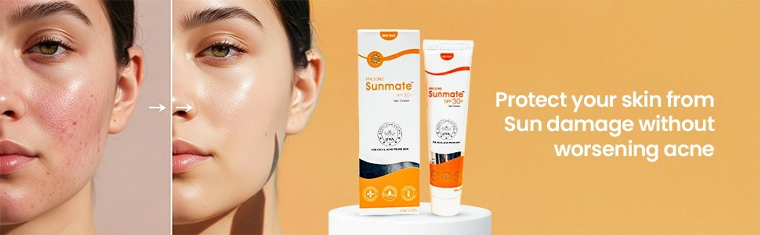 Image of Palsons Sunscreen - SPF 30+ PA+++ SUNMATE SPF30+GEL CREAM