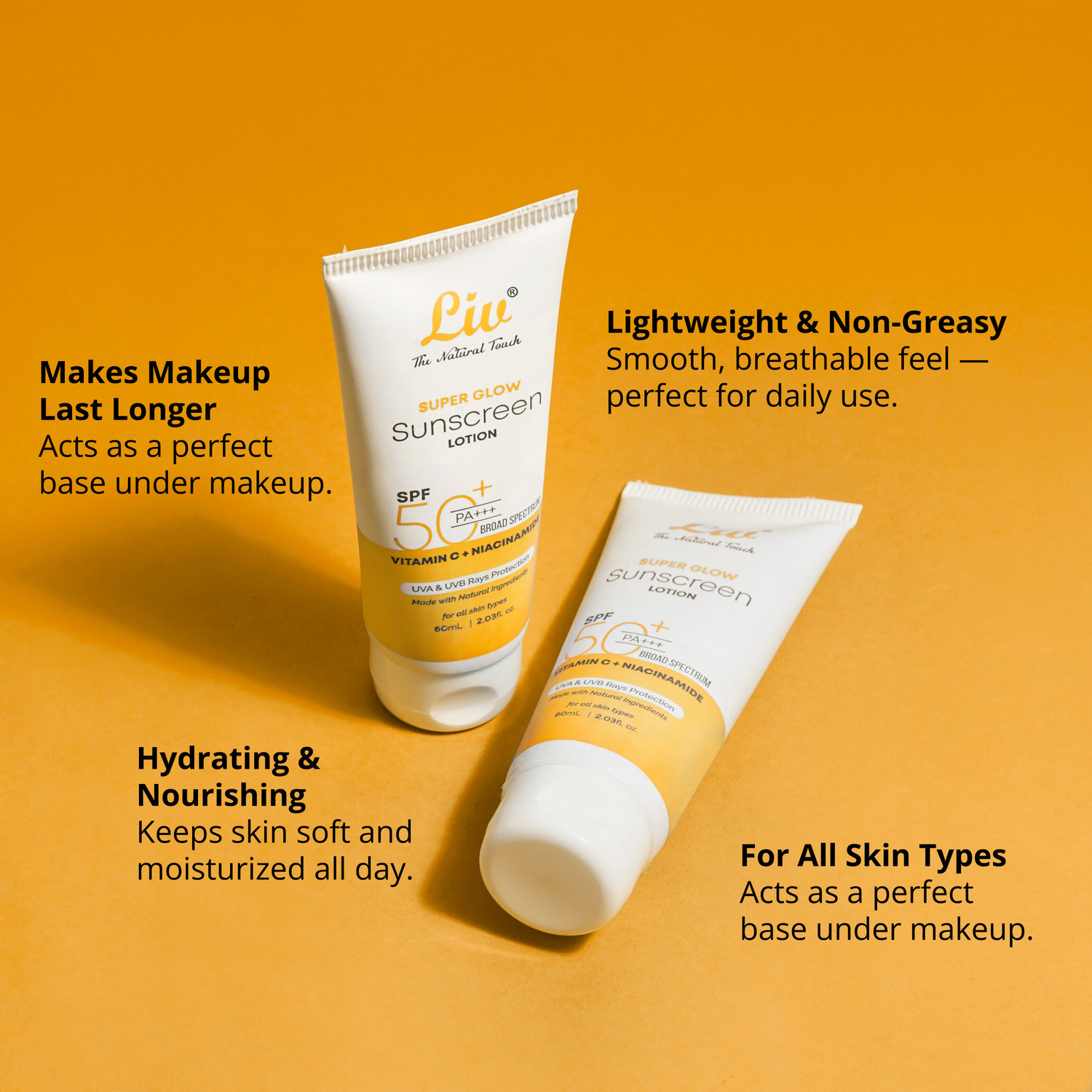 Image of Liv Sunscreen - SPF 50+++ PA+++ Sunscreen SPF 50+++