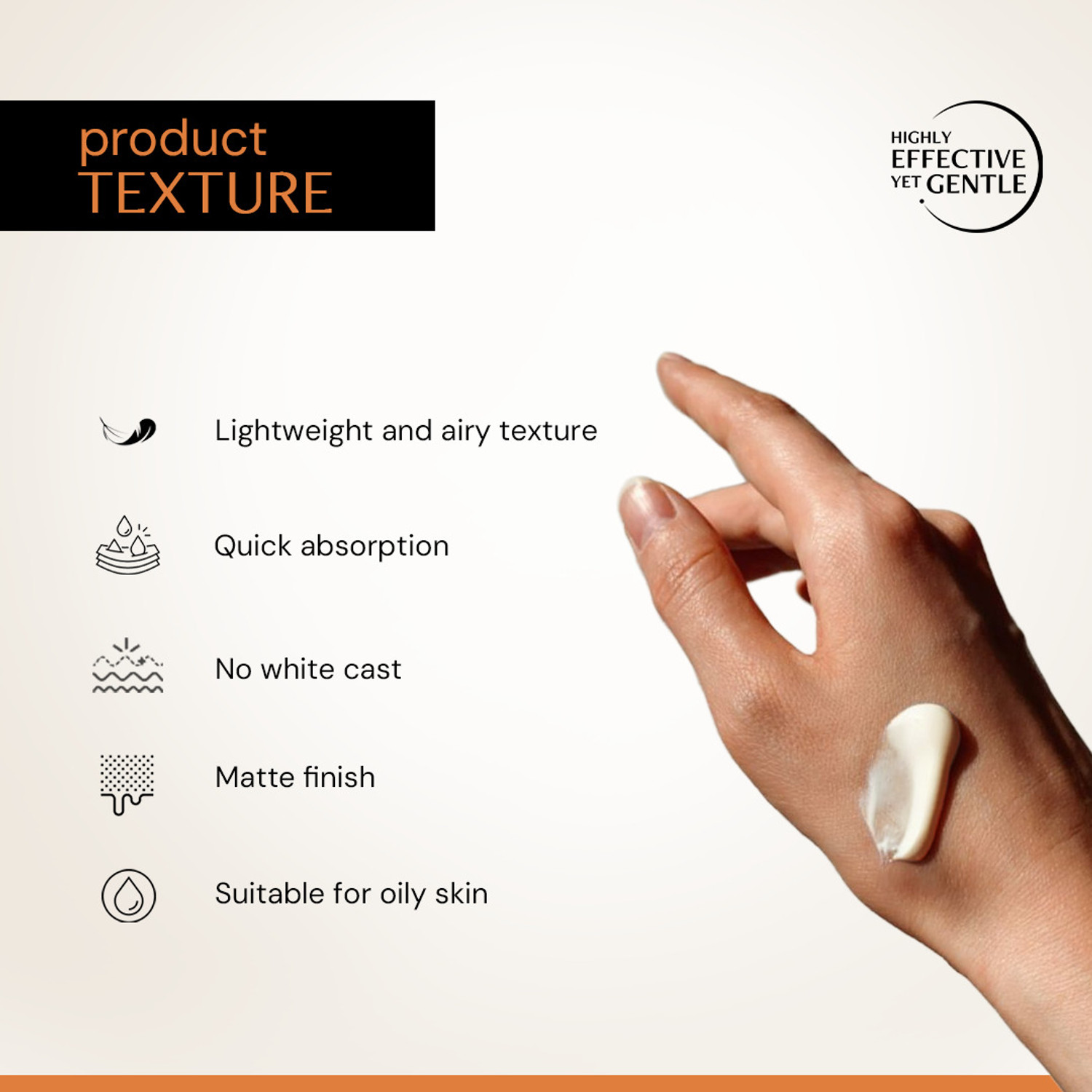 Image of Deconstruct Sunscreen - SPF 50 PA++++ 5% Vitamin C Gel Sunscreen Brightens New Gen Oily Skin For Men & Women