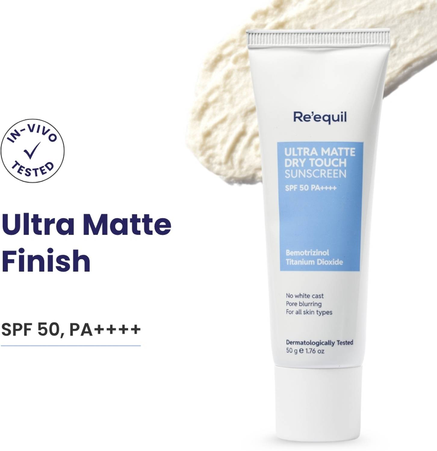 Re'equil Sunscreen SPF 50 PA++++ 50g