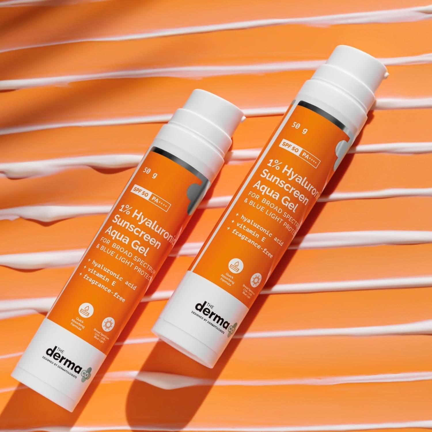 The Derma Co Sunscreen SPF 50 PA++++ 1% Hyaluronic 50g - Image 3