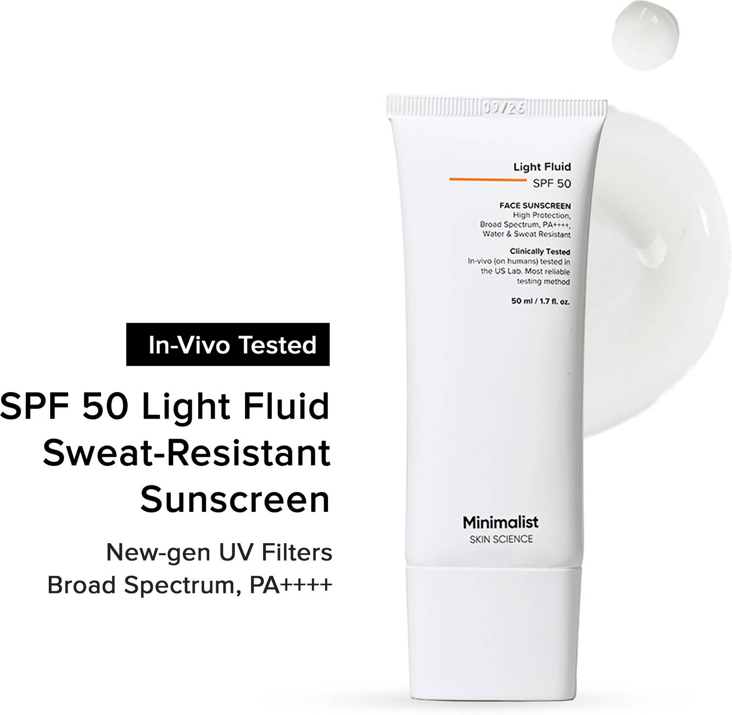 Minimalist Sunscreen SPF 50 PA++++ 50g - Image 1