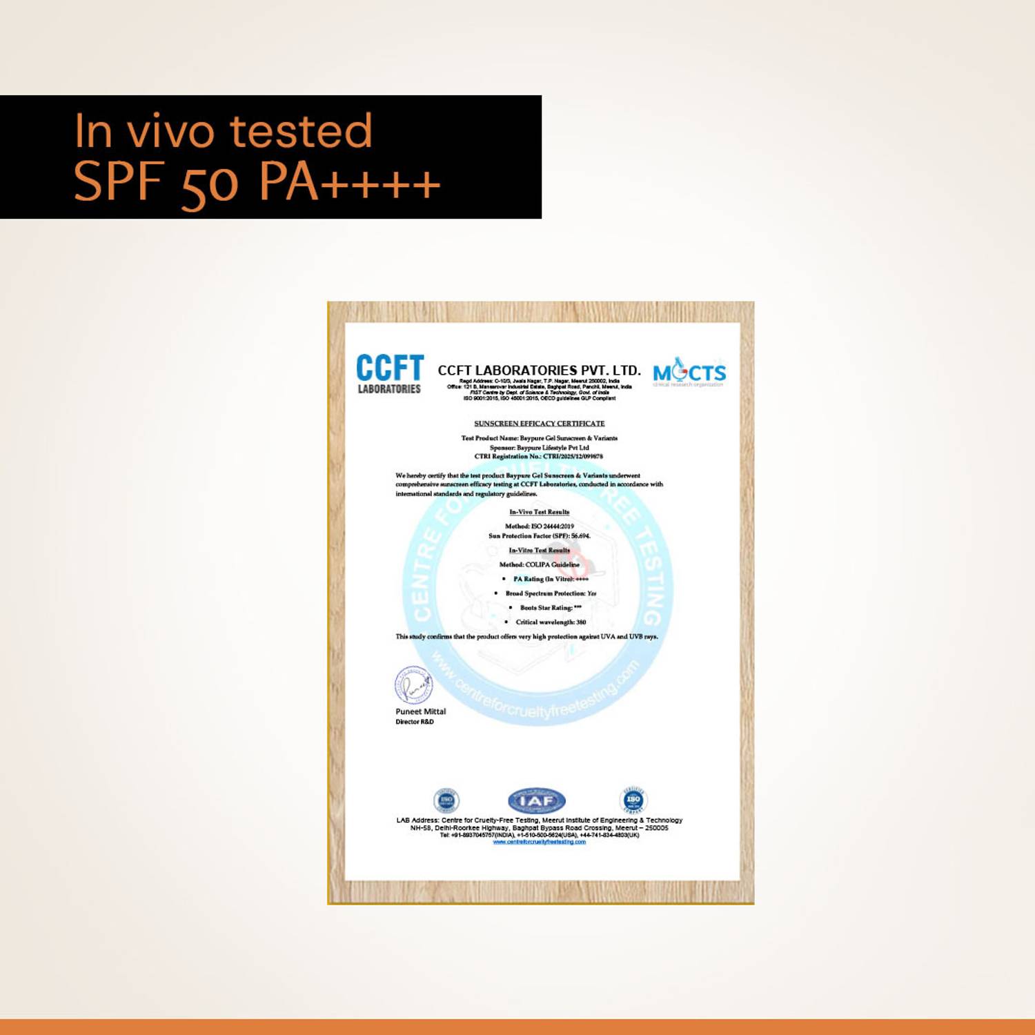 डिकन्स्ट्रक्ट 5% Vitamin C Gel Sunscreen SPF 50 - Image 2