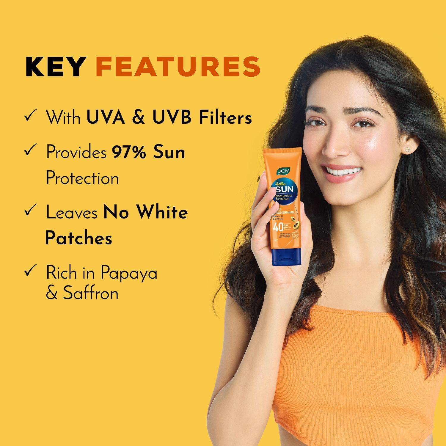 Joy Sunscreen SPF 40 PA+++ 100 ml - Image 2